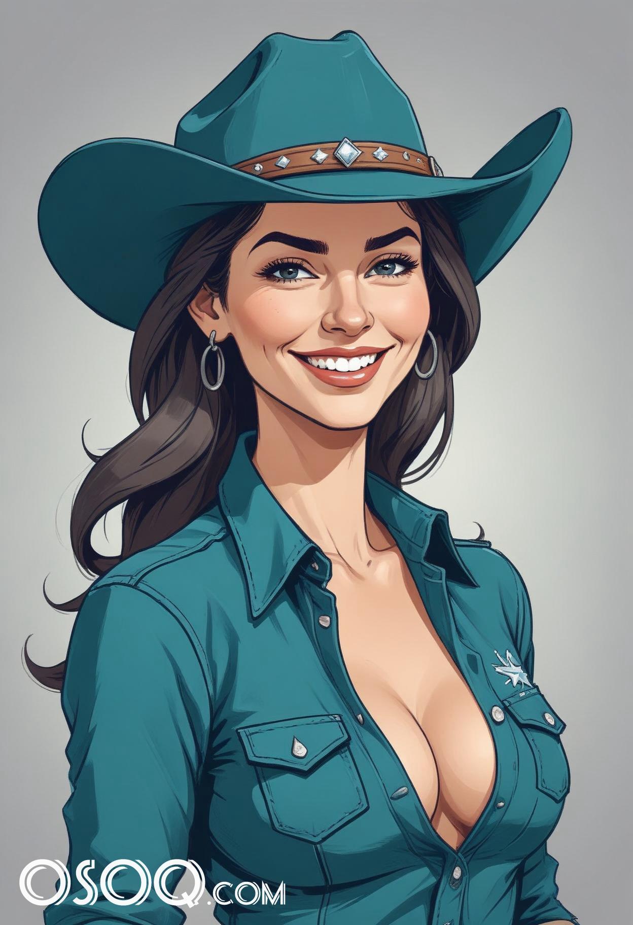 Cowgirl sketch 09