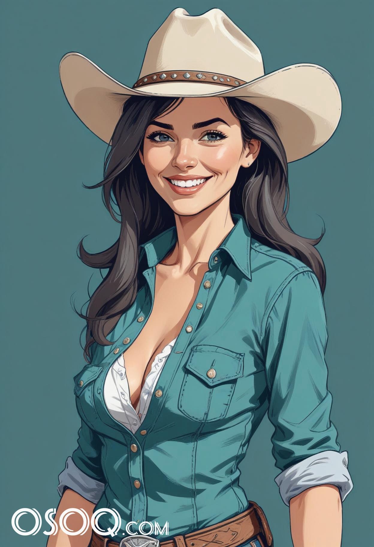 Cowgirl sketch 15
