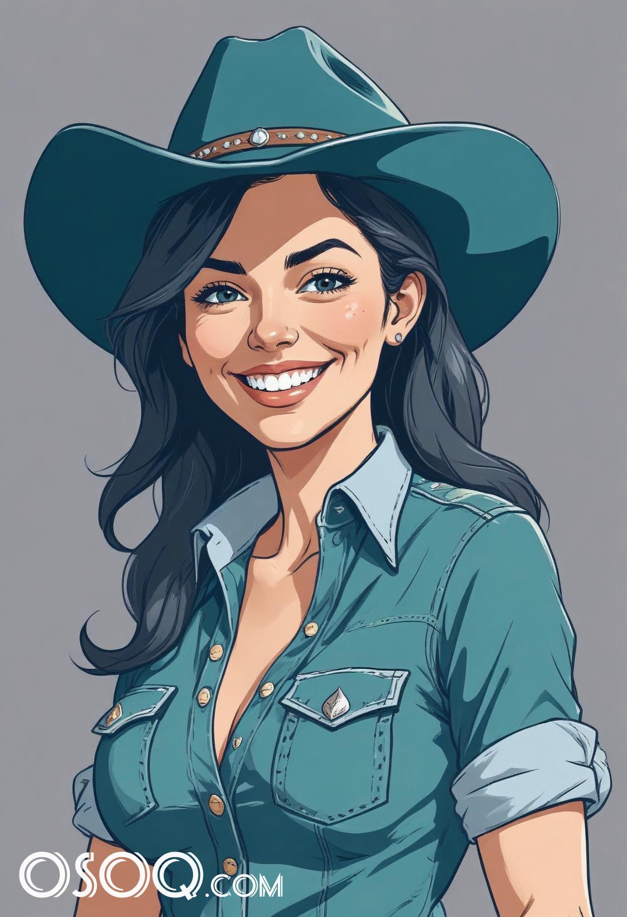 Cowgirl sketch 18