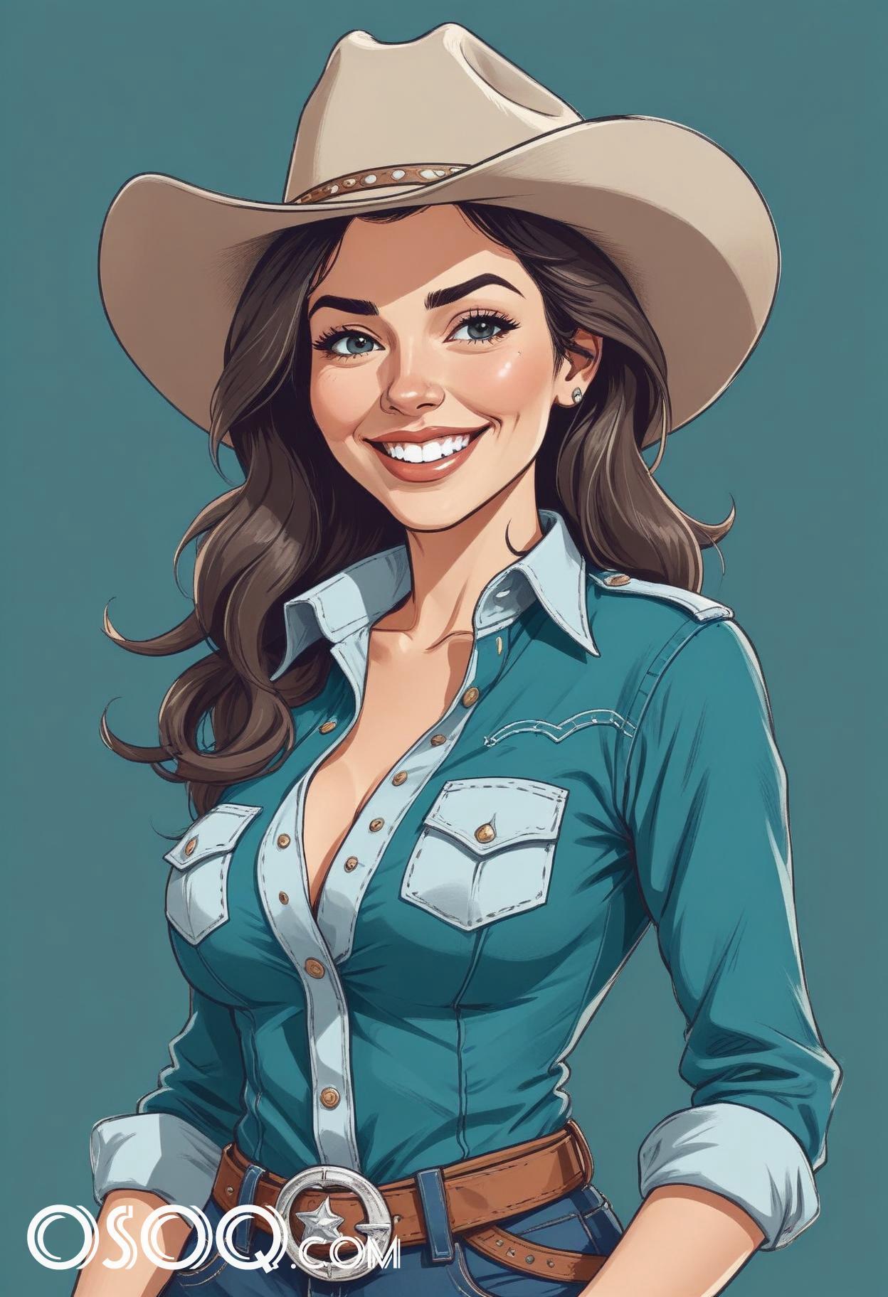 Cowgirl sketch 20