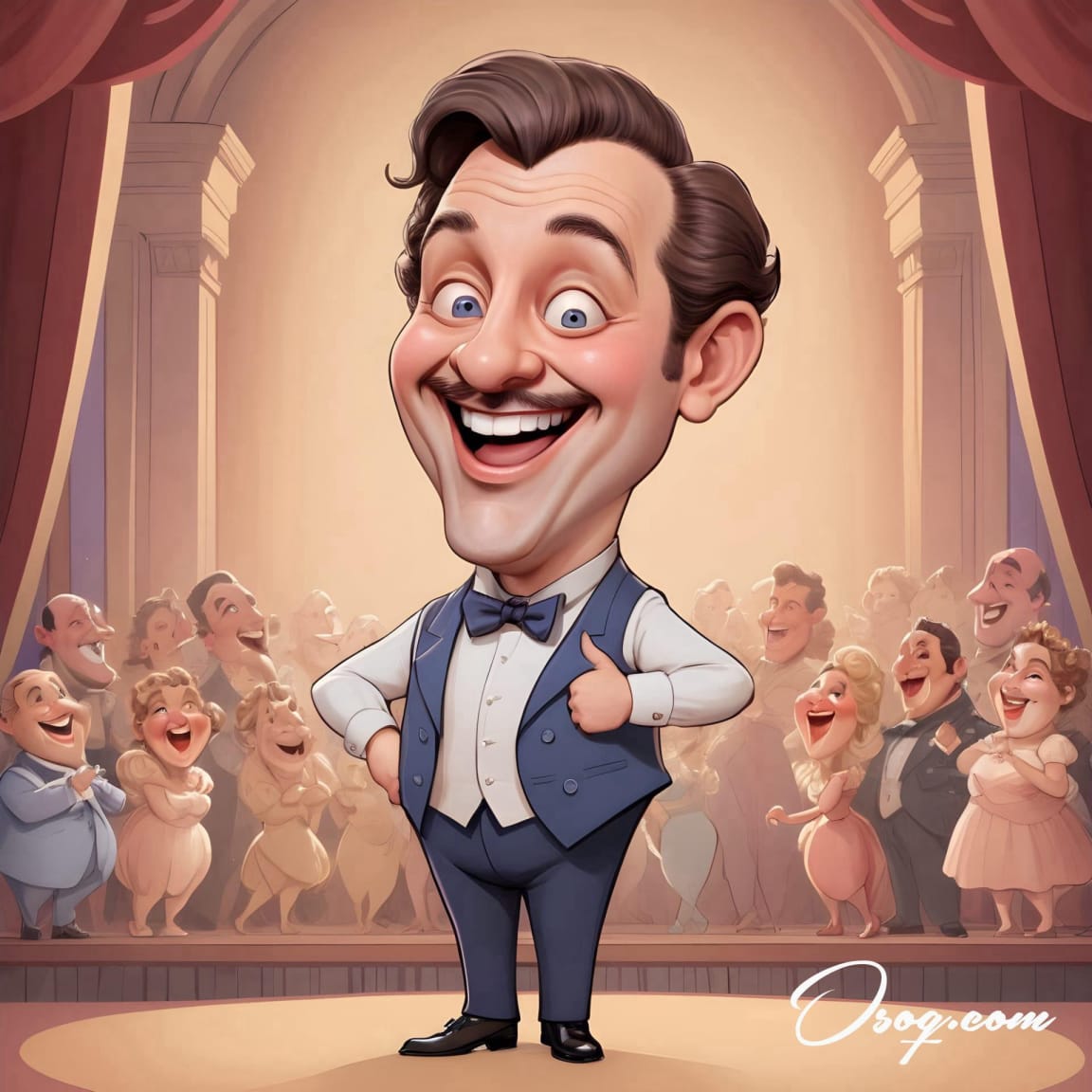 actor caricature