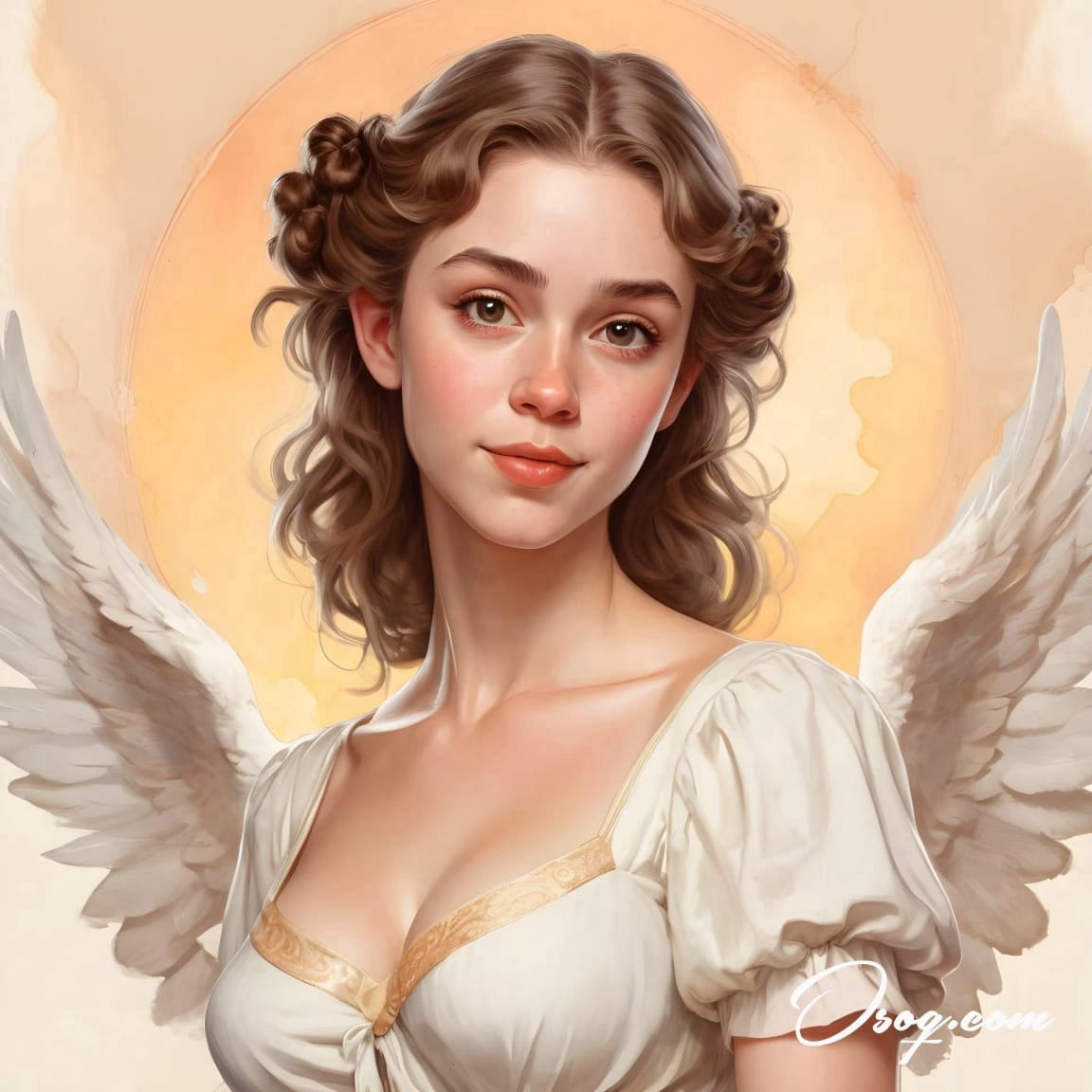 angel caricature