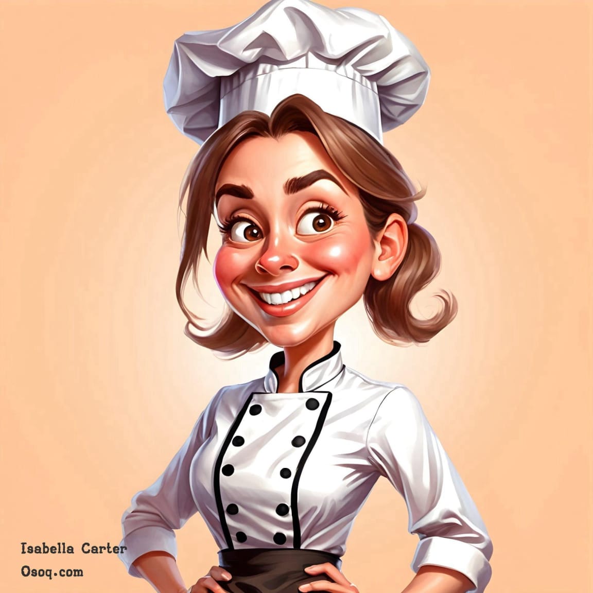 caricature chef