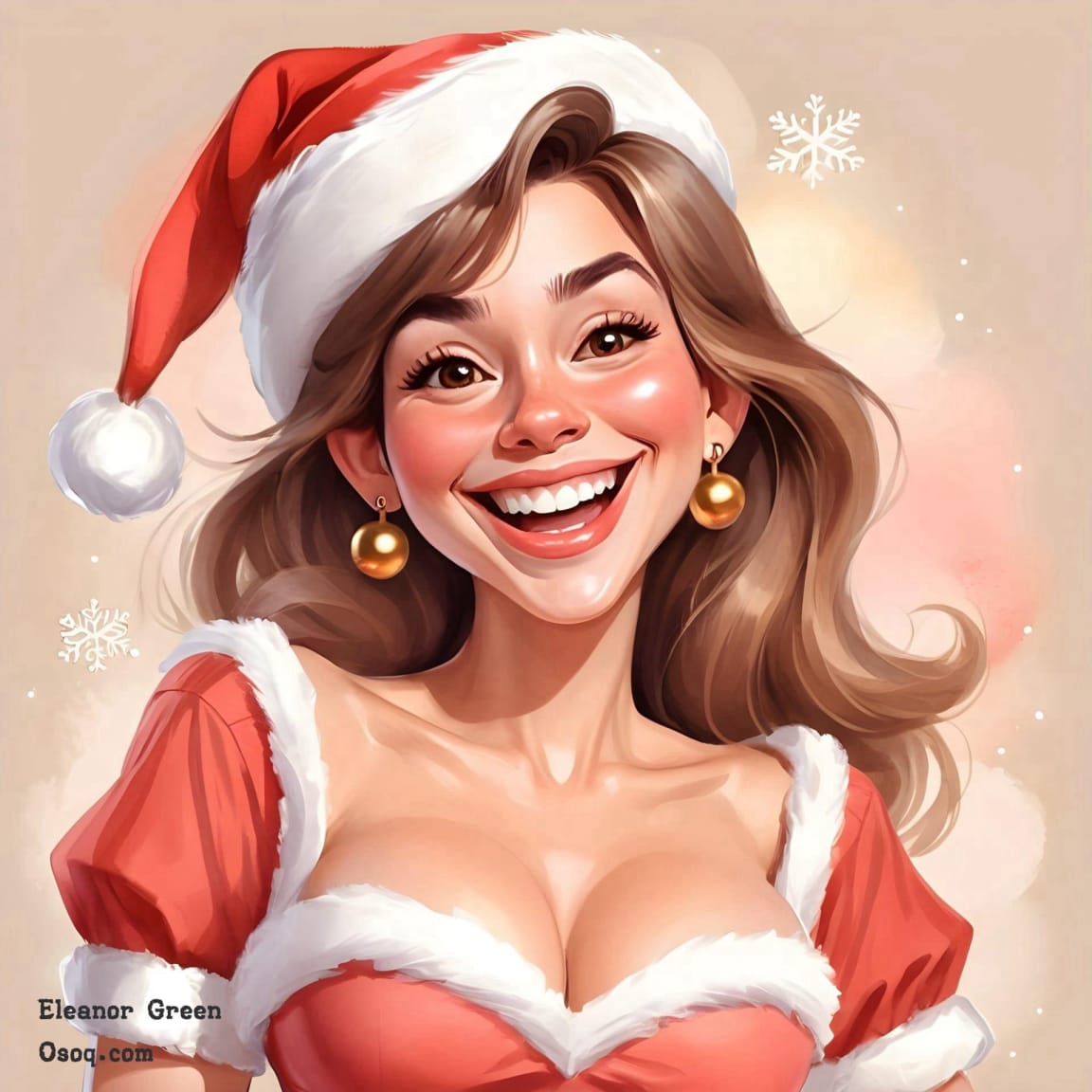 caricature christmas