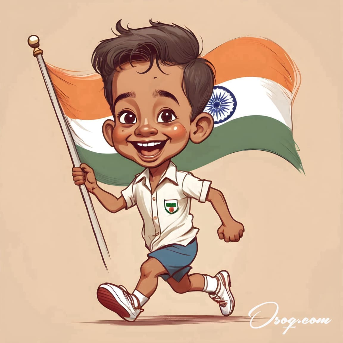 cartoon of indian