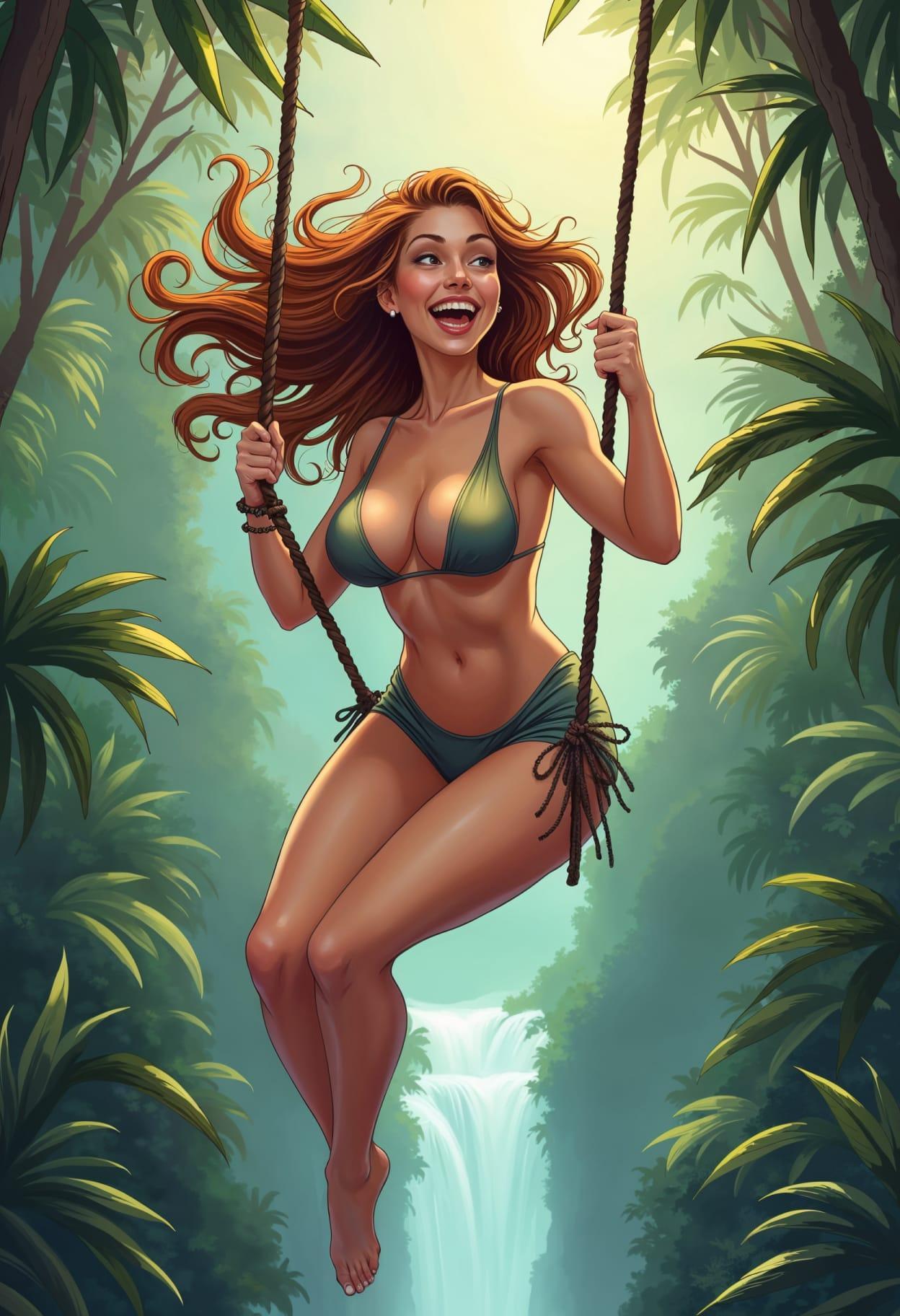 Adventure jungle cartoon caricature cute drawing free arts 10