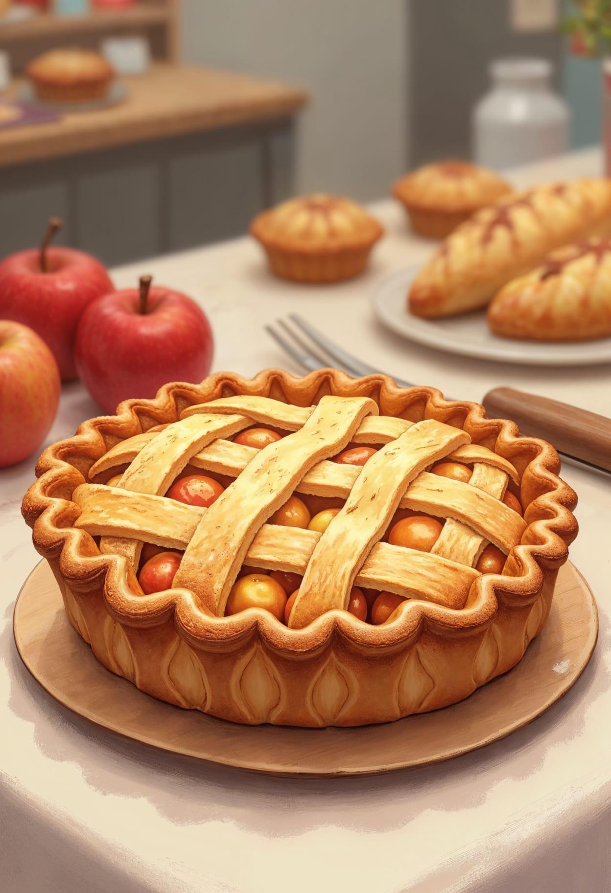 Apple pie cookies cartoon cute drawing free arts 20