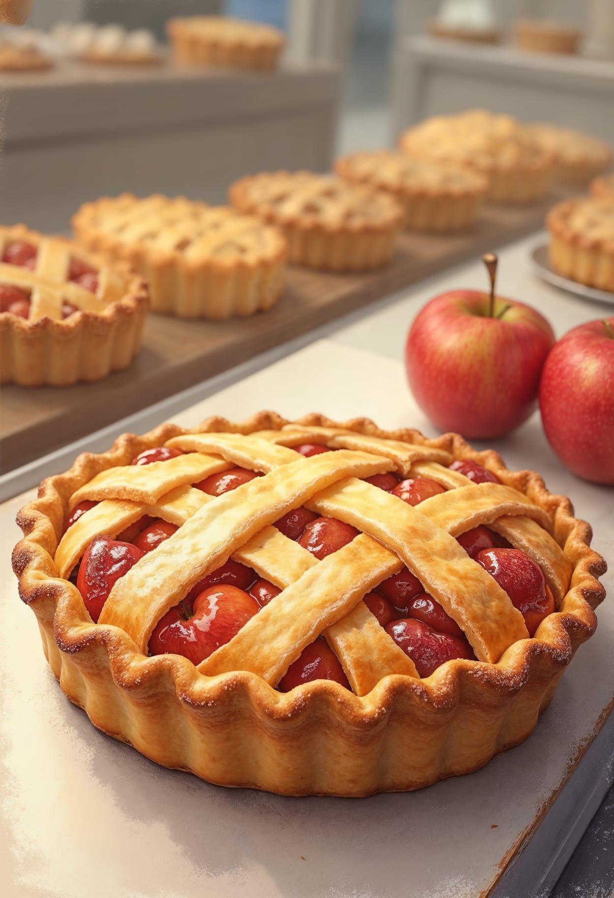 Apple pie fille recipes cartoon cute drawing free arts 20