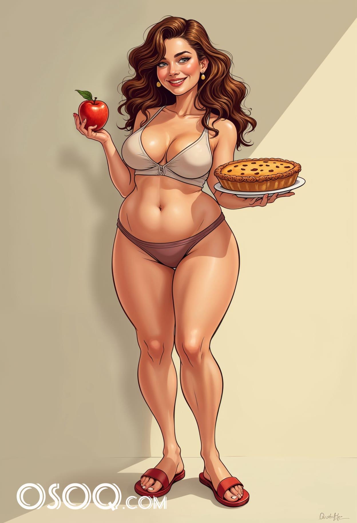 Apple pie filling cartoon cute drawing free arts 11