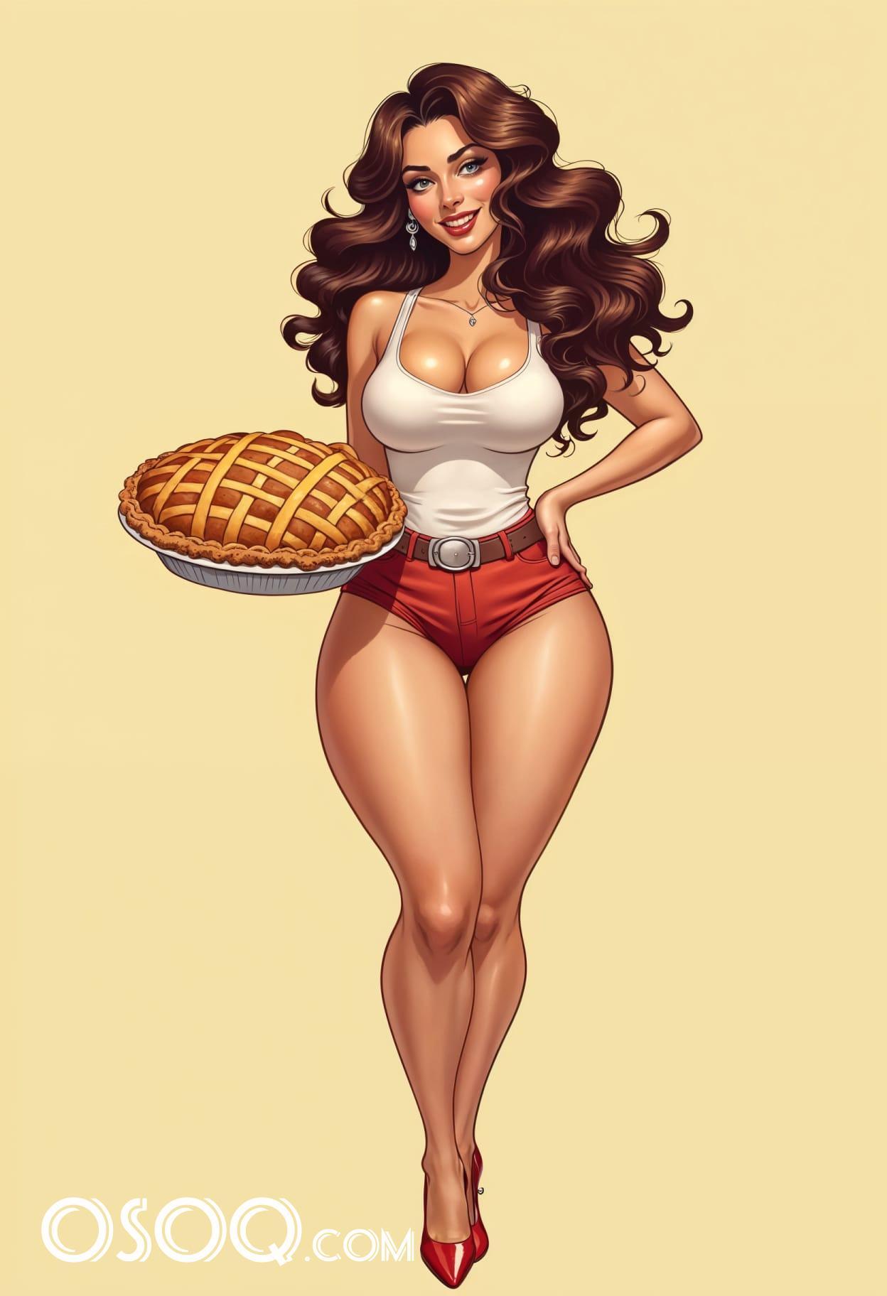 Apple pie filling cartoon cute drawing free arts 13