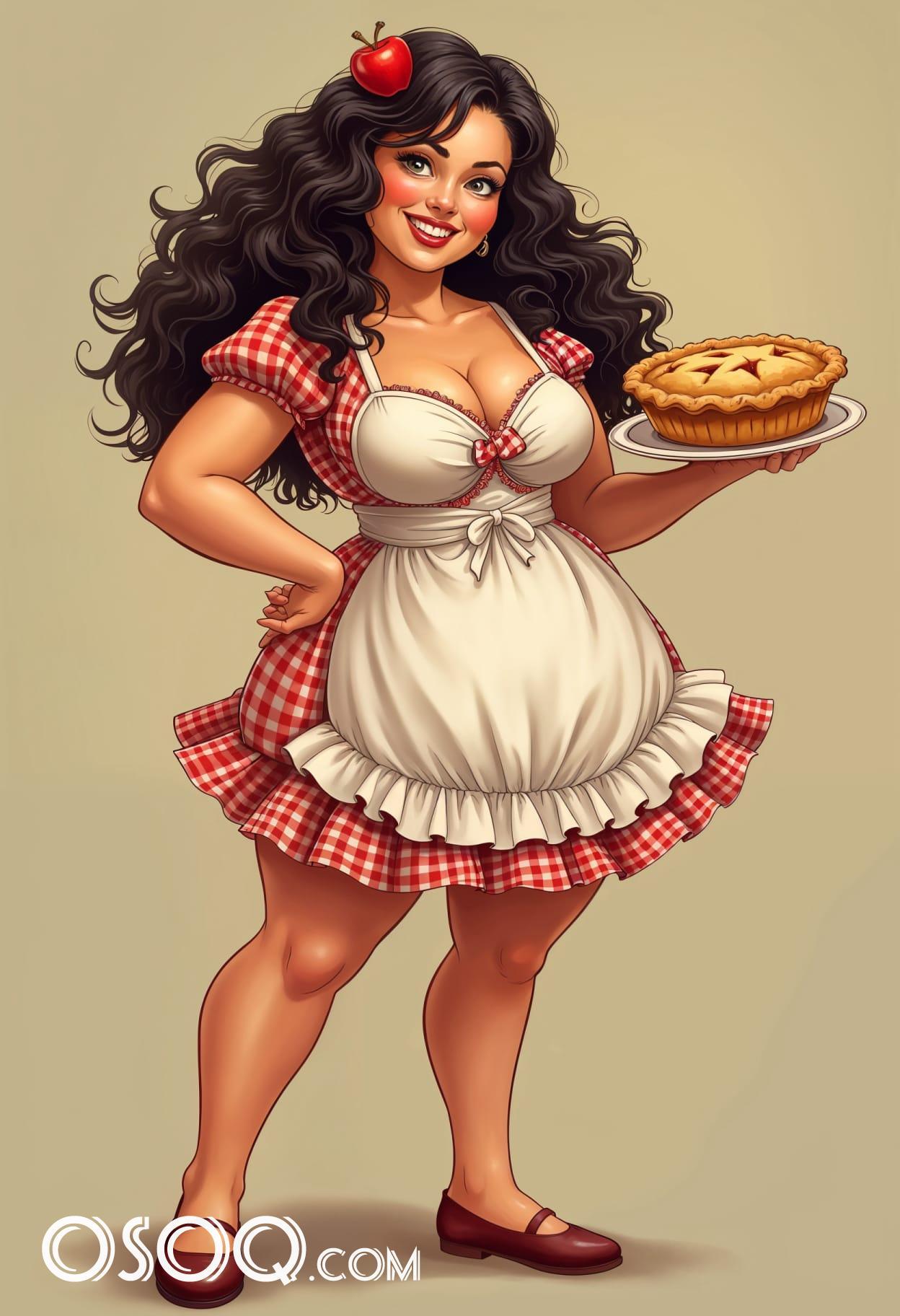 Apple pie recipe cartoon cute drawing free arts 03