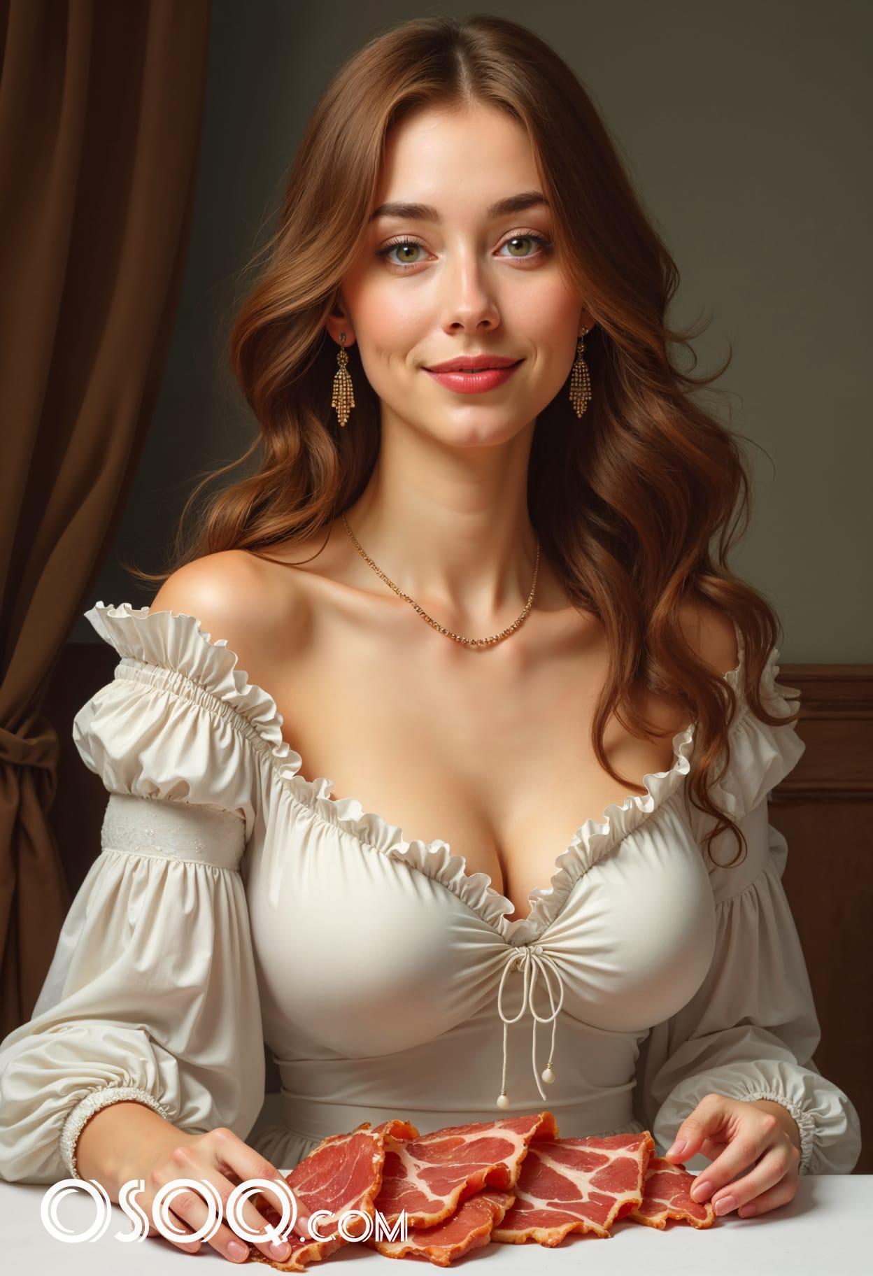 Bacon cartoon caricature cute drawing 19