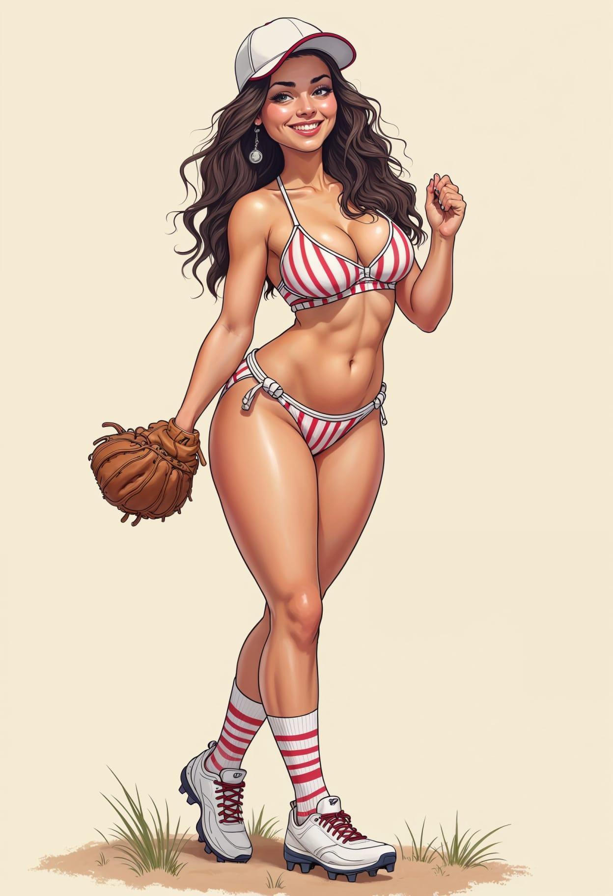 Baseball cartoon cute drawing free arts 18