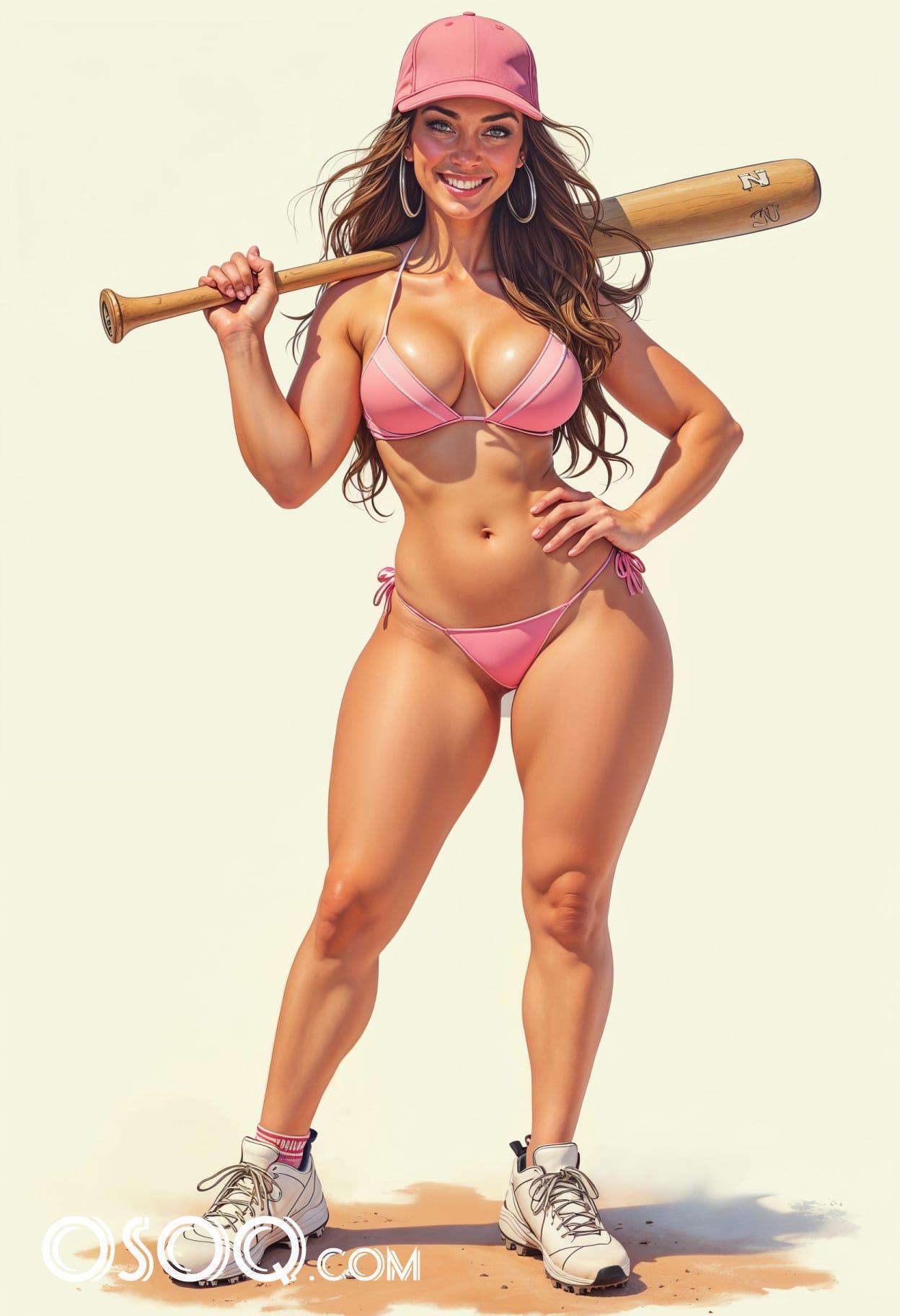 Baseball fashion cartoon cute drawing free arts 05