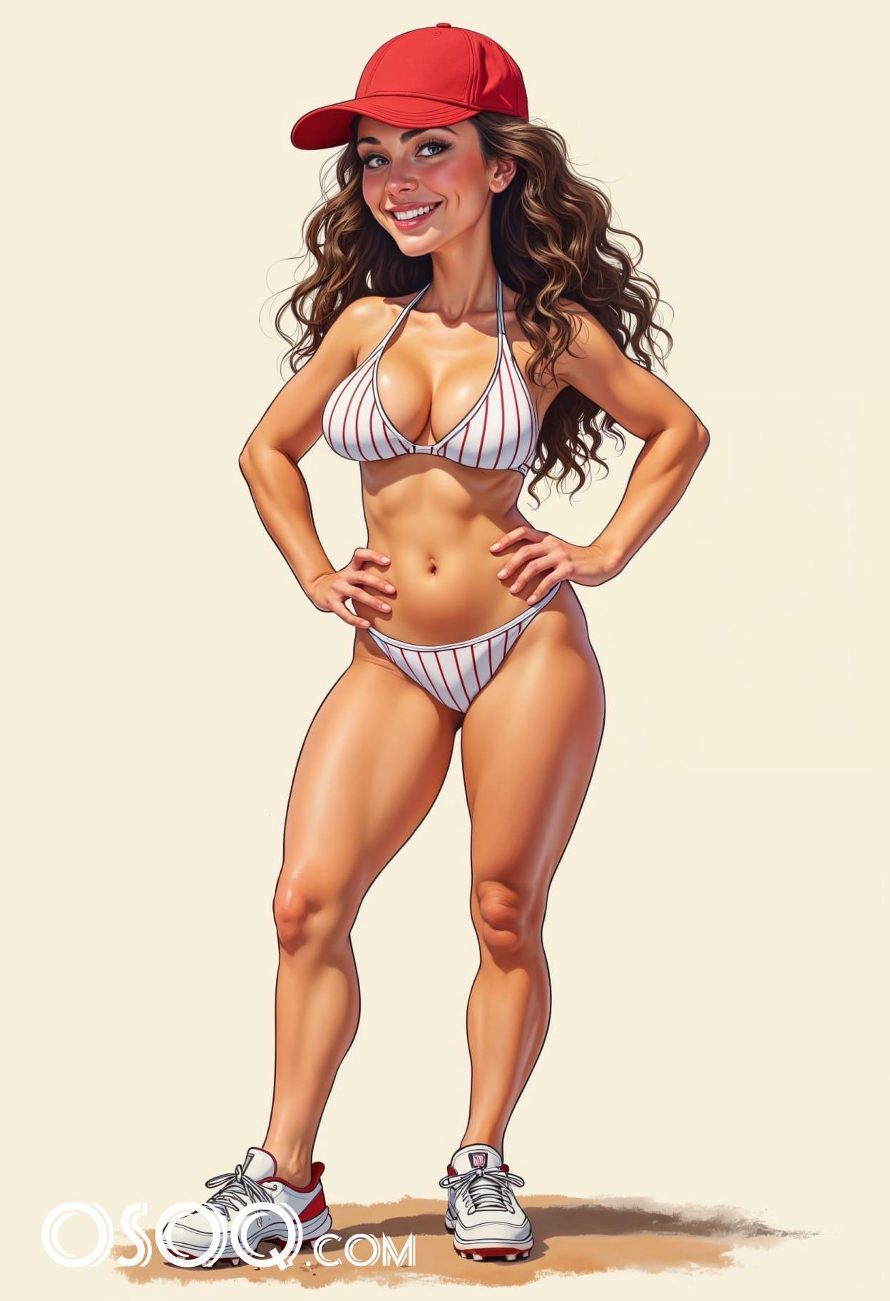 Baseball fashion cartoon cute drawing free arts 19