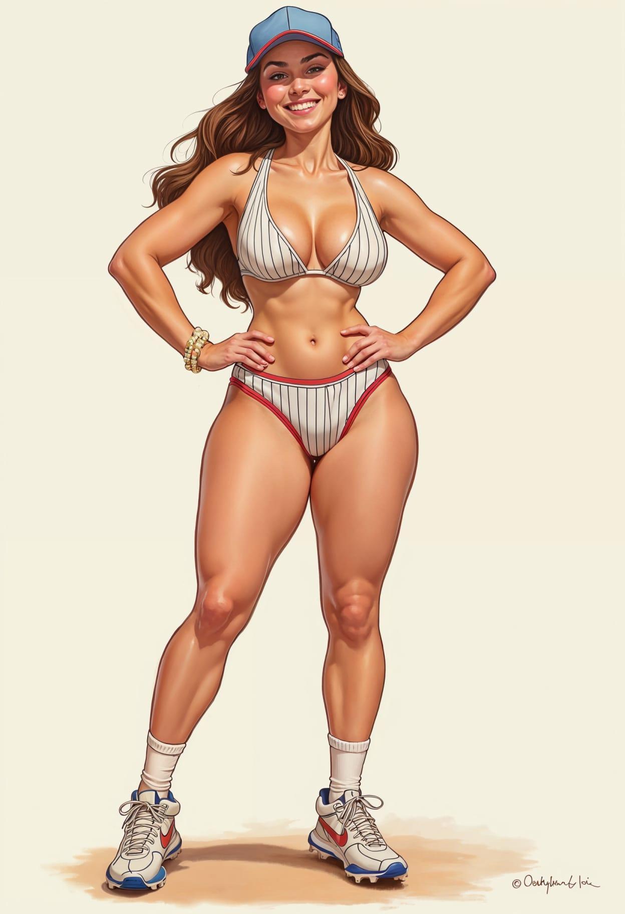 Baseball fashion cartoon cute drawing free arts 20