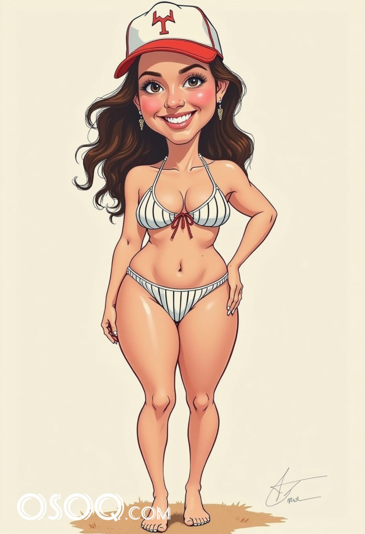 Baseball game outfit cartoon cute drawing free arts 01