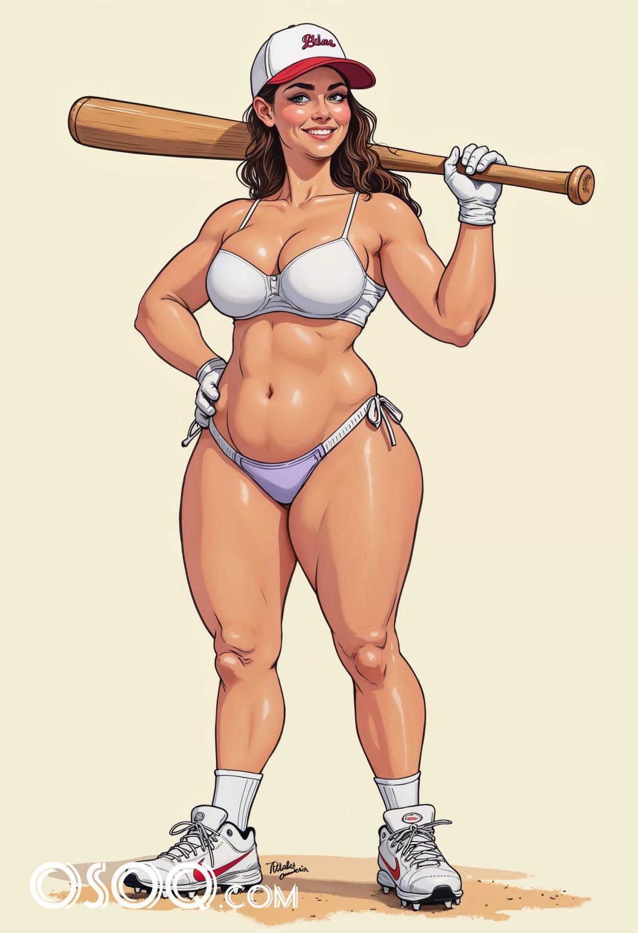 Baseball game outfit cartoon cute drawing free arts 17