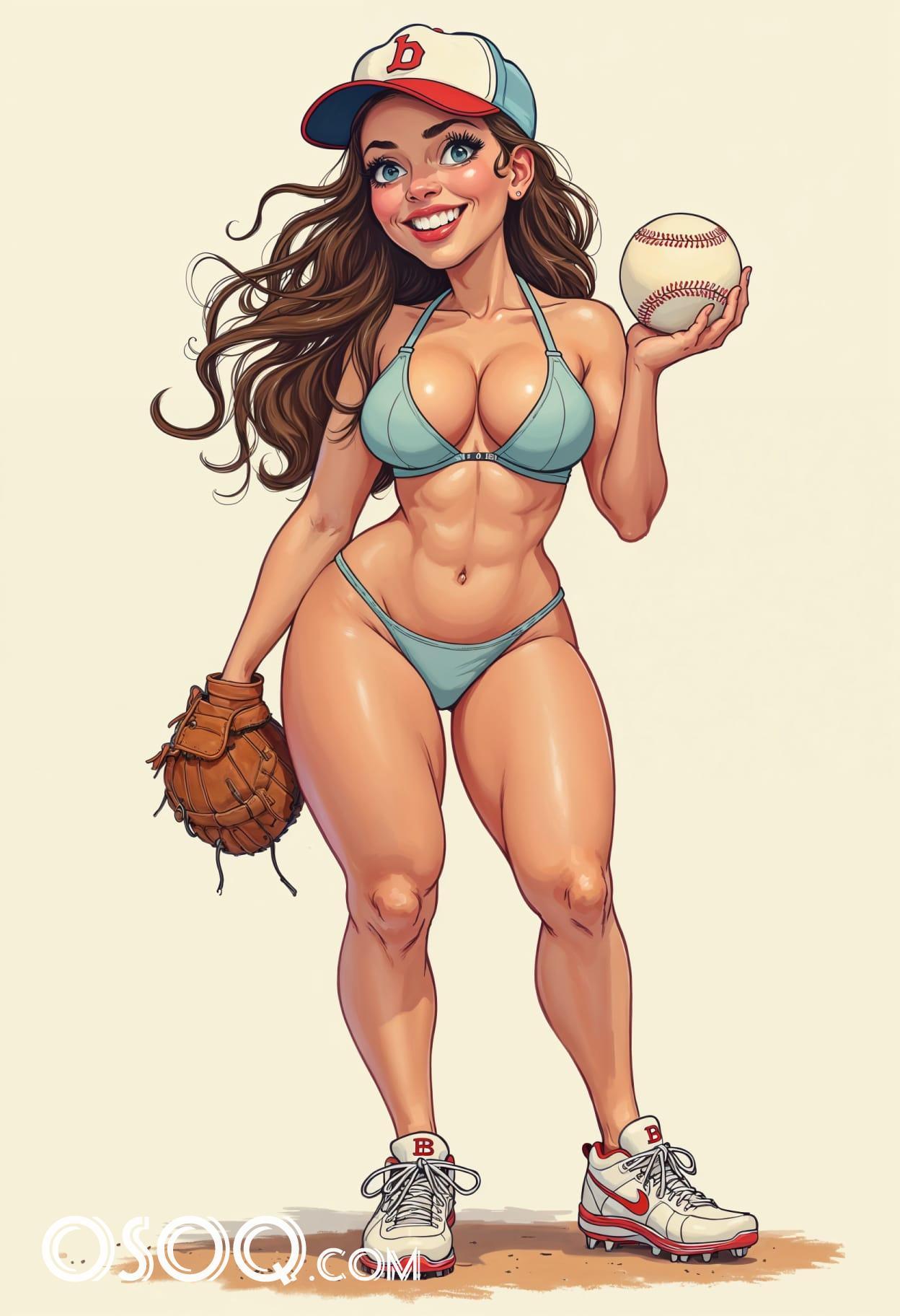 Baseball hats cartoon cute drawing free arts 09