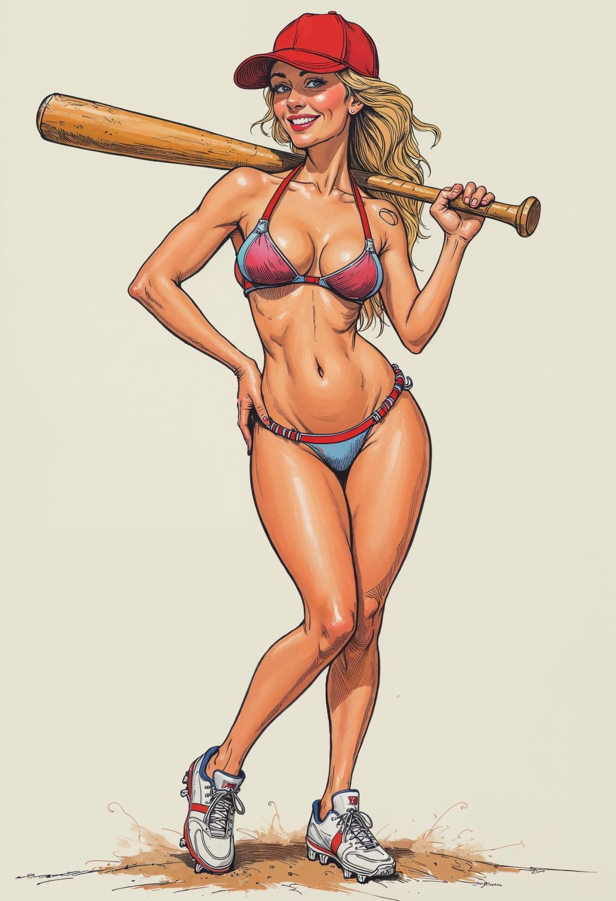 Baseball hats cartoon cute drawing free arts 16