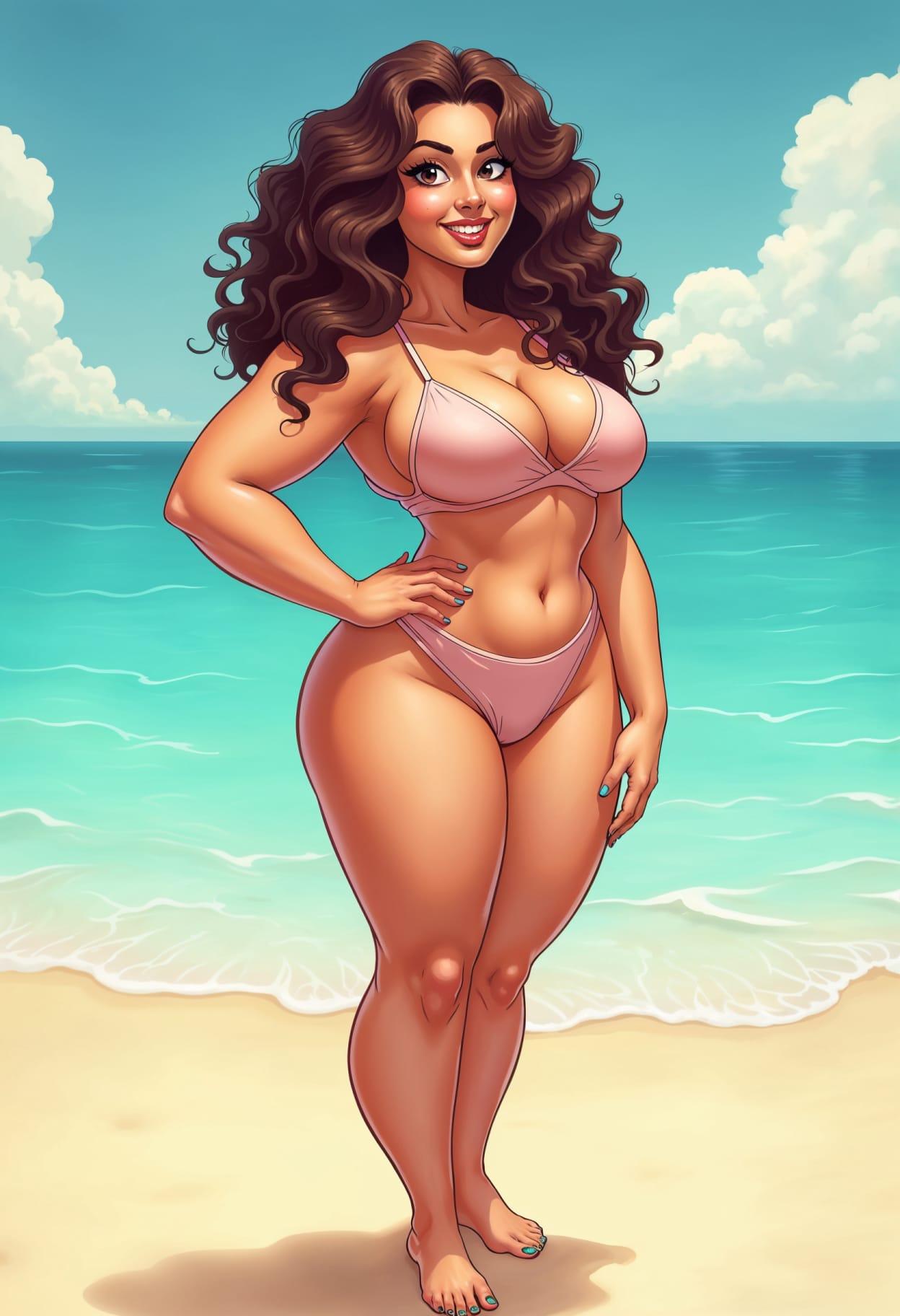 Beach outfit cartoon cute drawing free arts 17