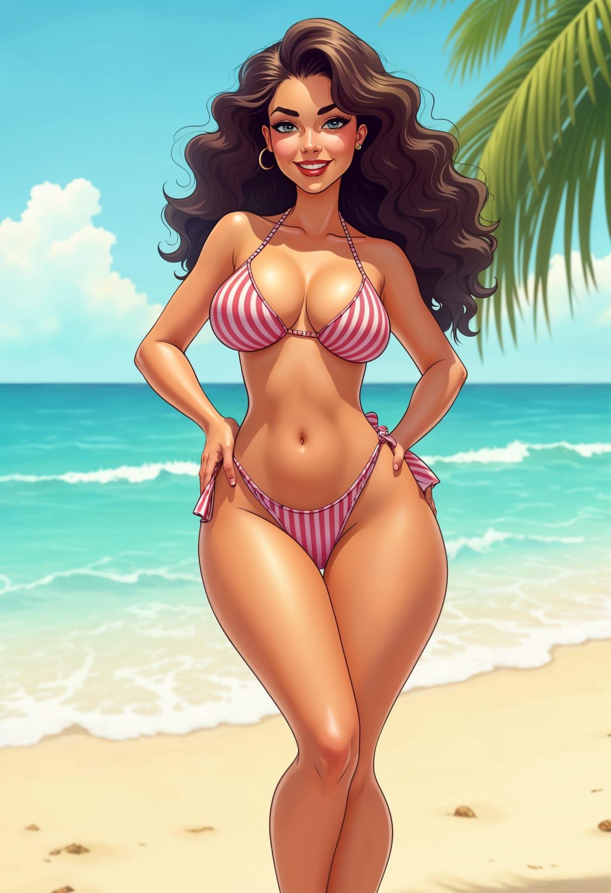 Beach outfit cartoon cute drawing free arts 18