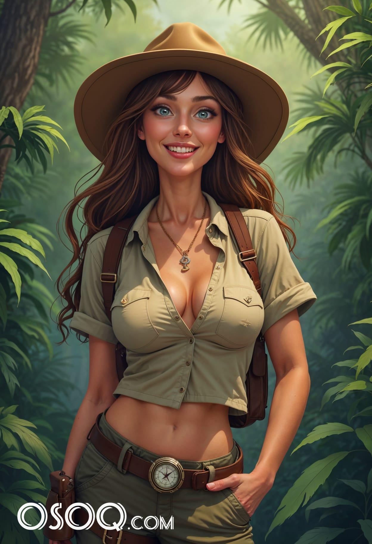 Compass set adventure cartoon caricature cute drawing free arts 01