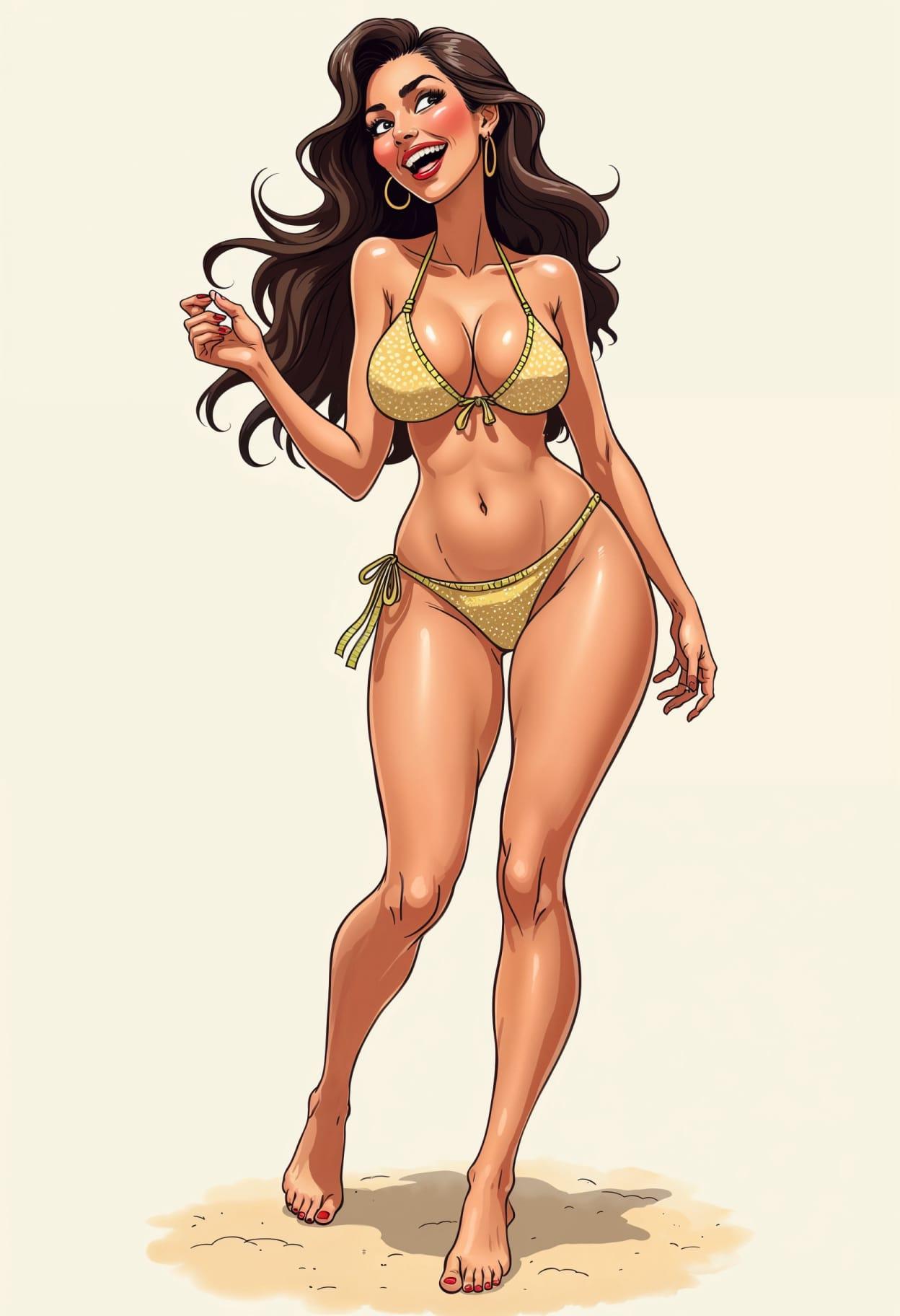 Cute outfit cartoon drawing free arts 04