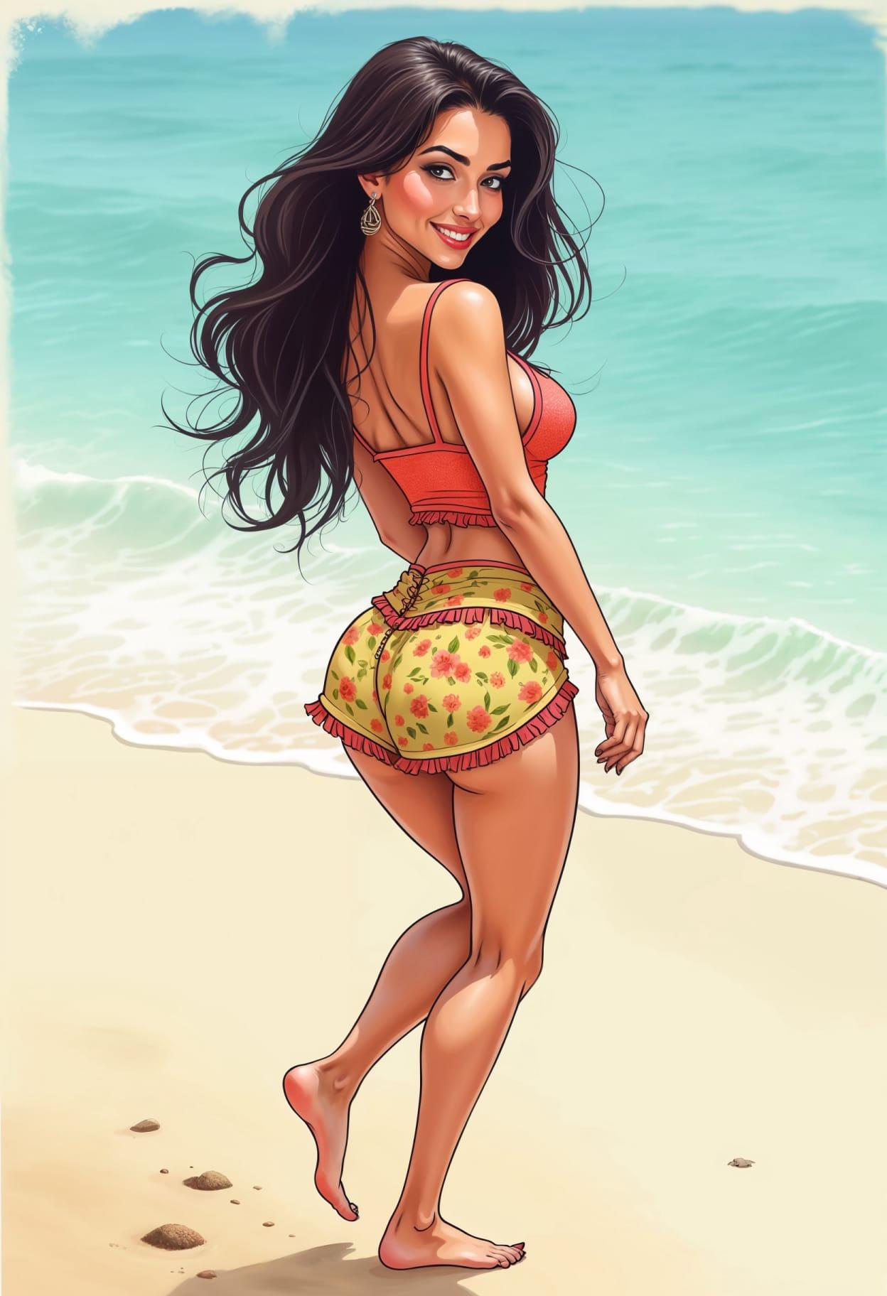 Cute outfit cartoon drawing free arts 09