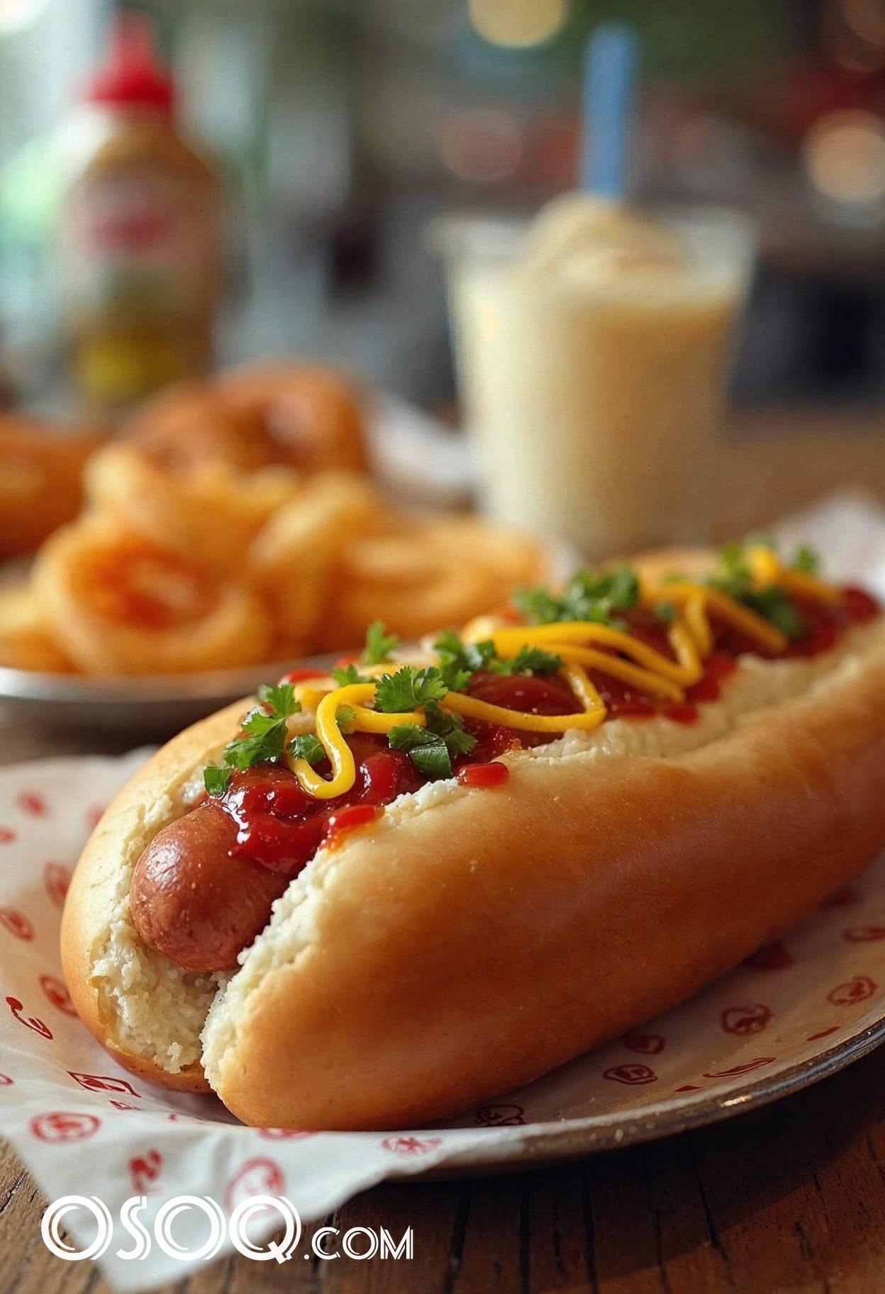 Hot dog dinner idea cartoon cute drawing free arts 01