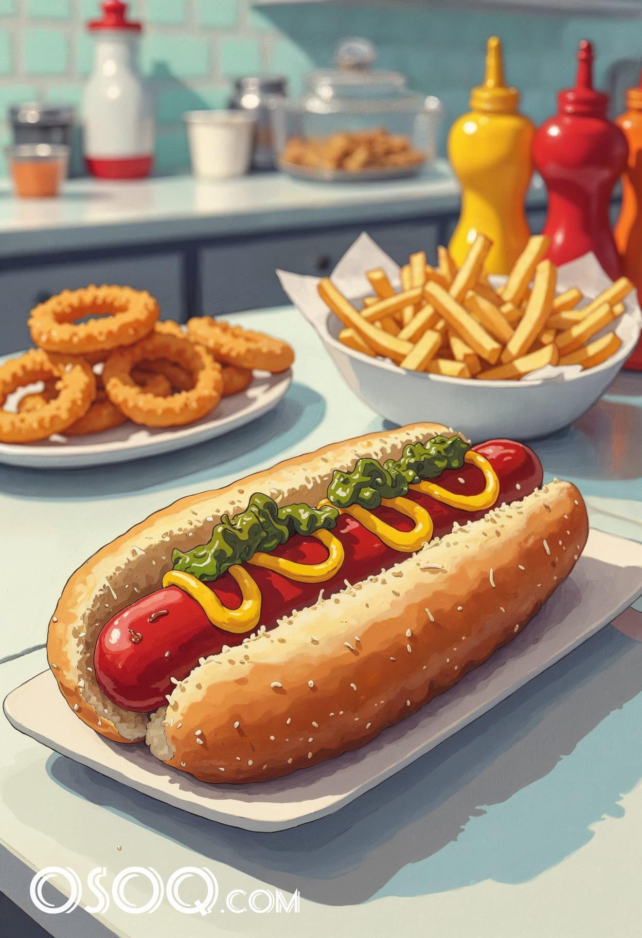 Hot dog ideas cartoon cute drawing free arts 19