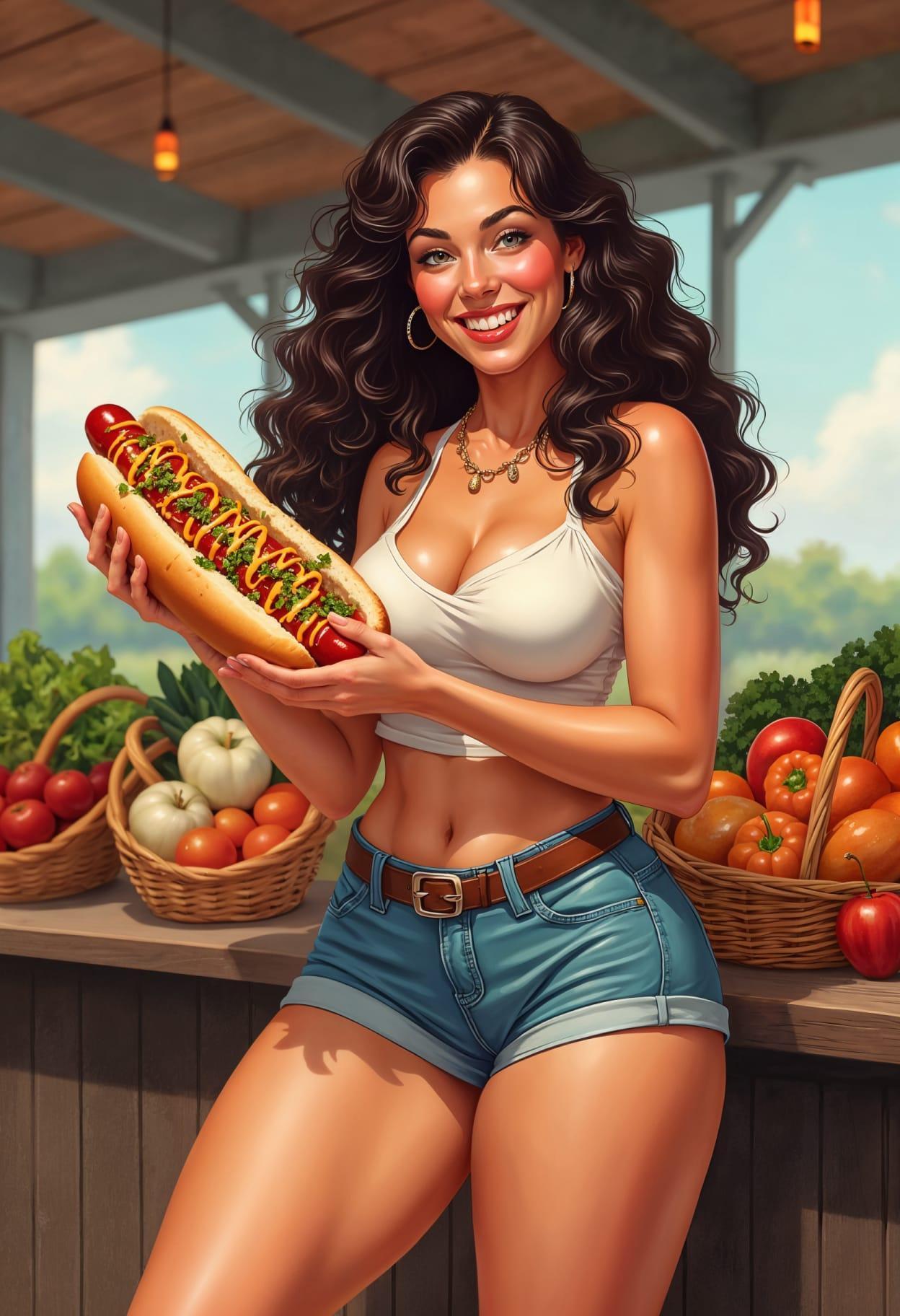 Hot dog recipes cartoon cute drawing free arts 06
