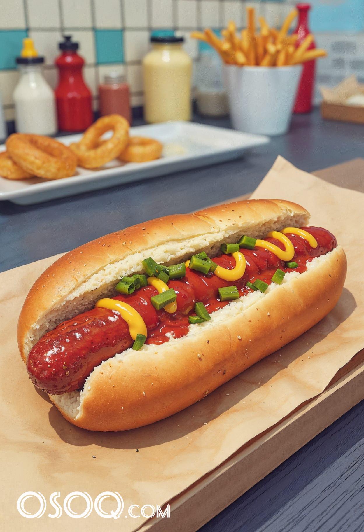 Hot dog recipes cartoon cute drawing free arts 19