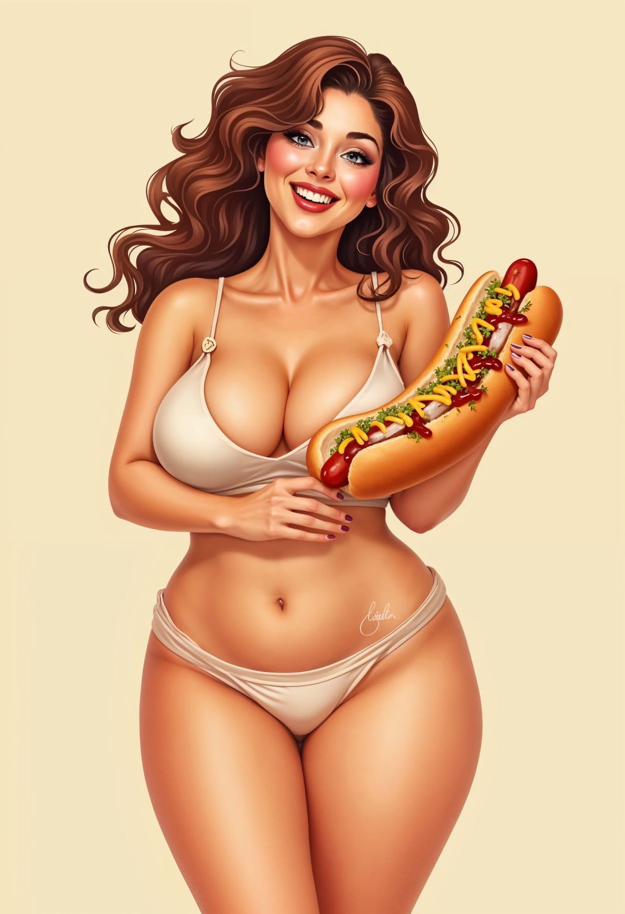 Hot dog recipes cartoon cute drawing free arts 20