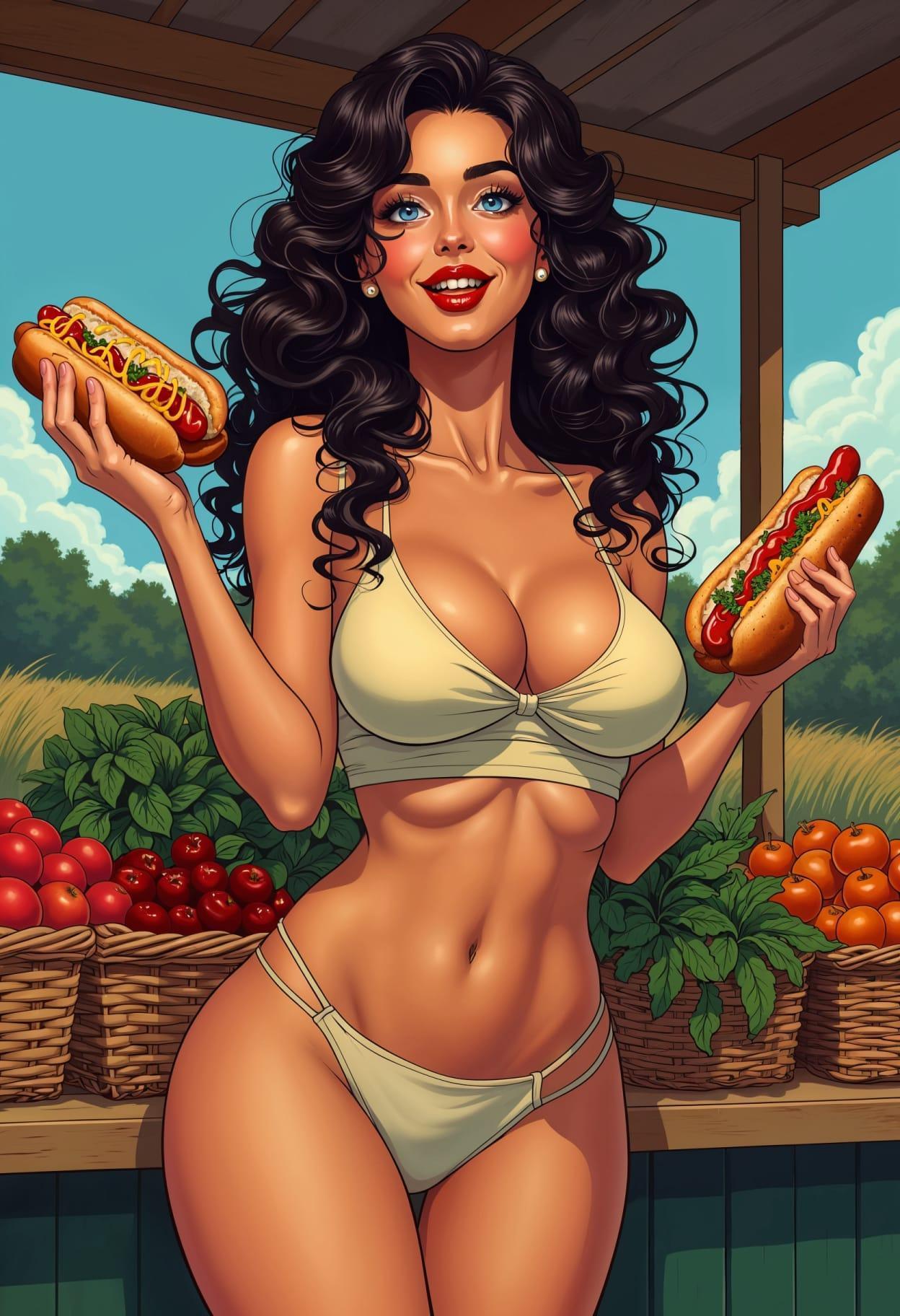 Hot dog rezepte cartoon cute drawing free arts 06