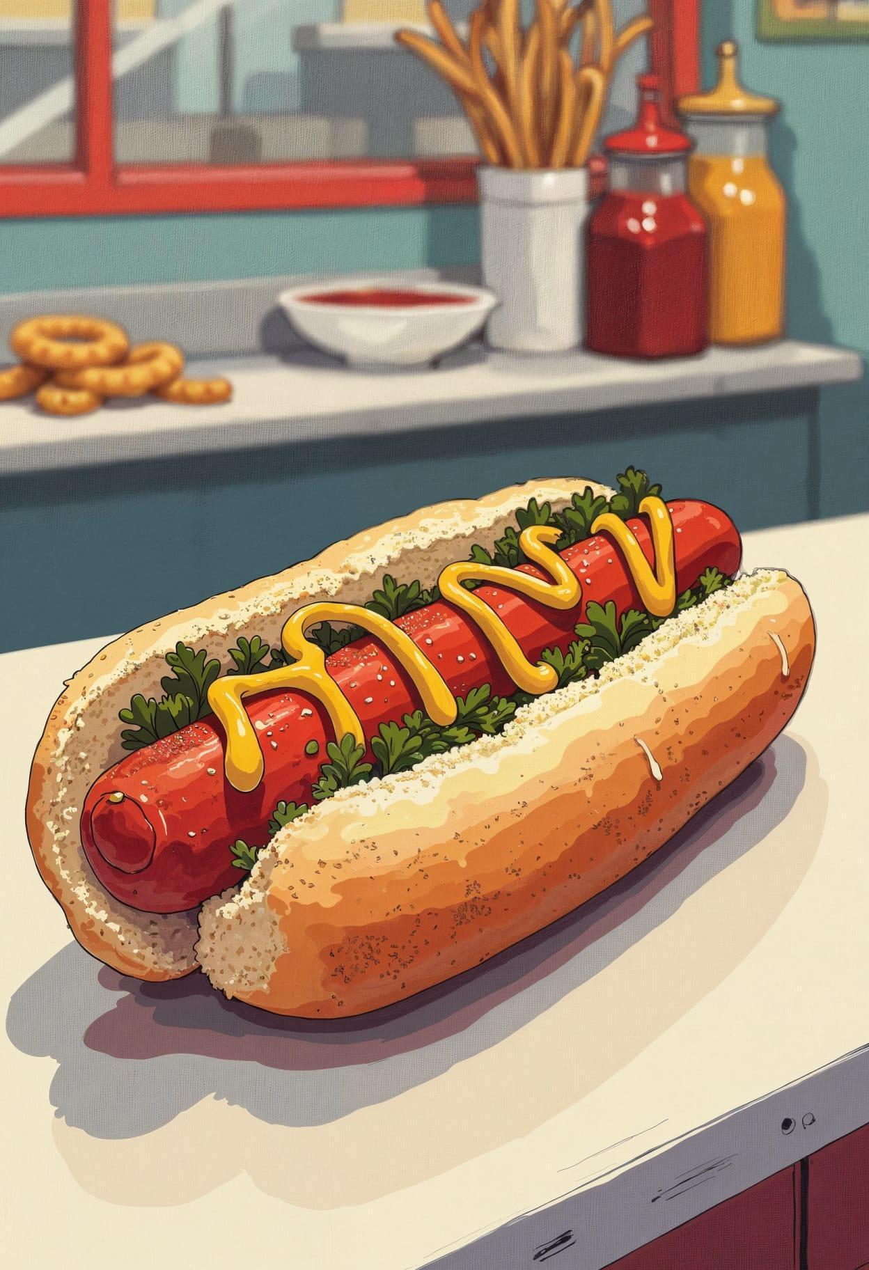 Hot dog rezepte cartoon cute drawing free arts 18