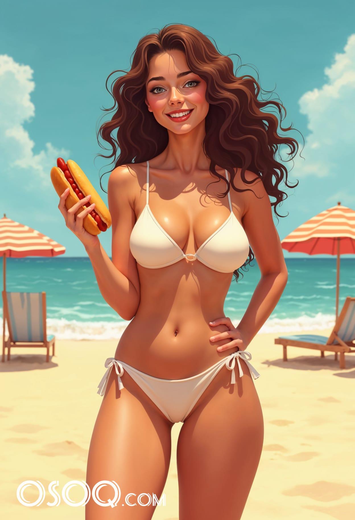 Hot dog toppings cartoon cute drawing free arts 15