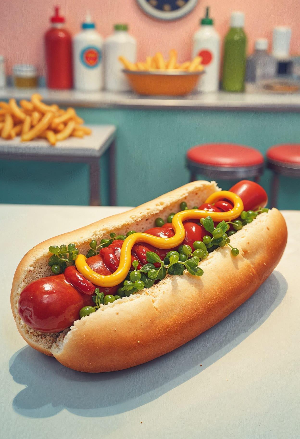 Hot dogs meals cartoon cute drawing free arts 18