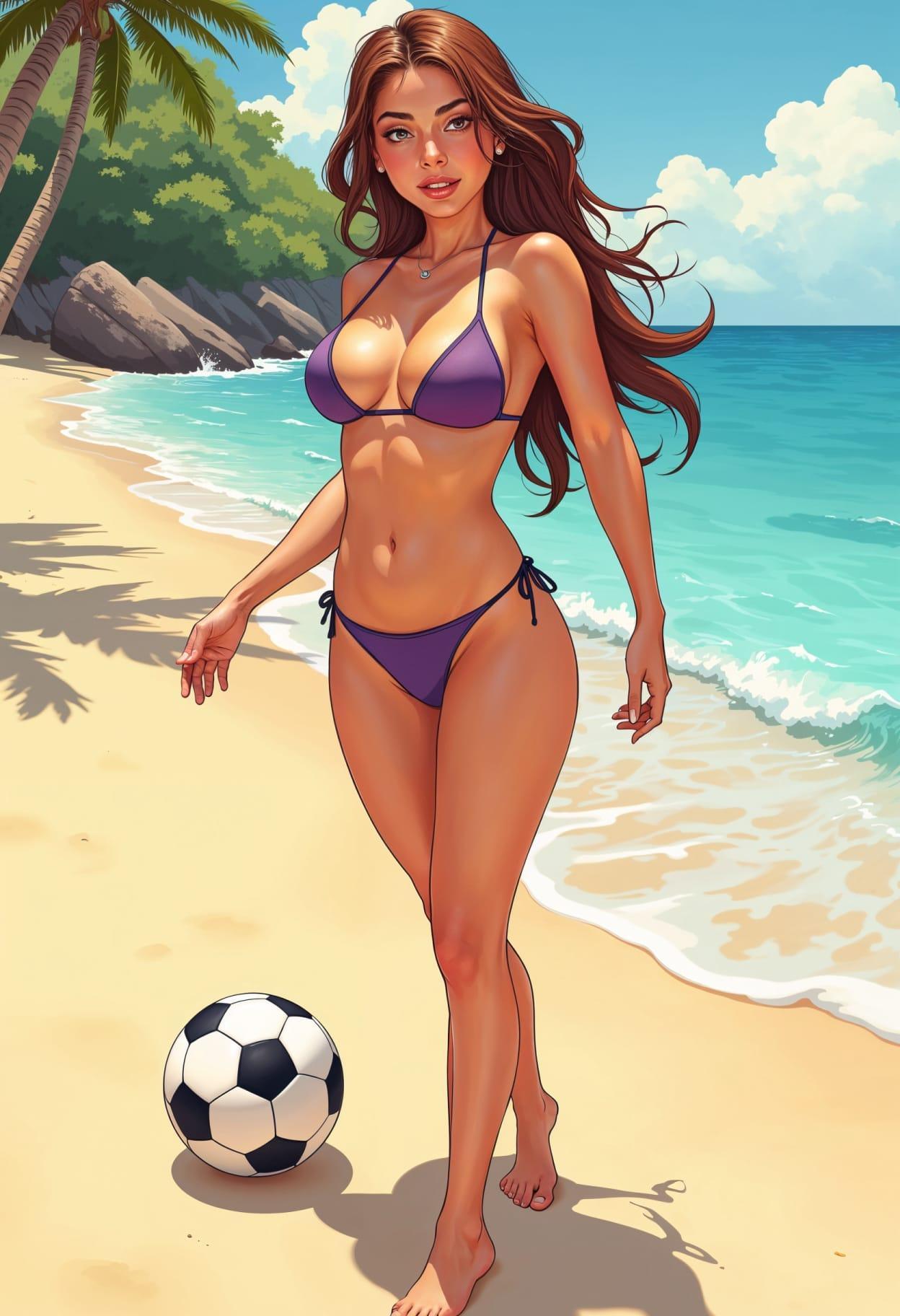 Soccer aesthetic cartoon caricature cute drawing free arts 04