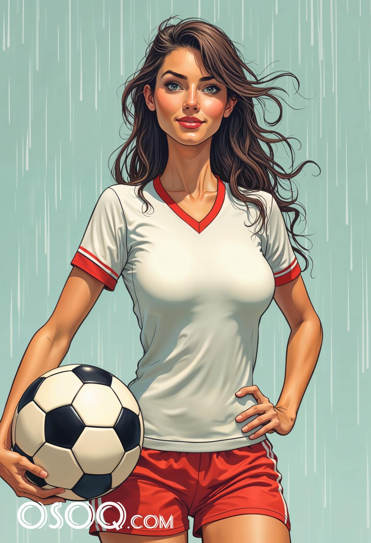 Soccer aesthetic cartoon caricature cute drawing free arts 19