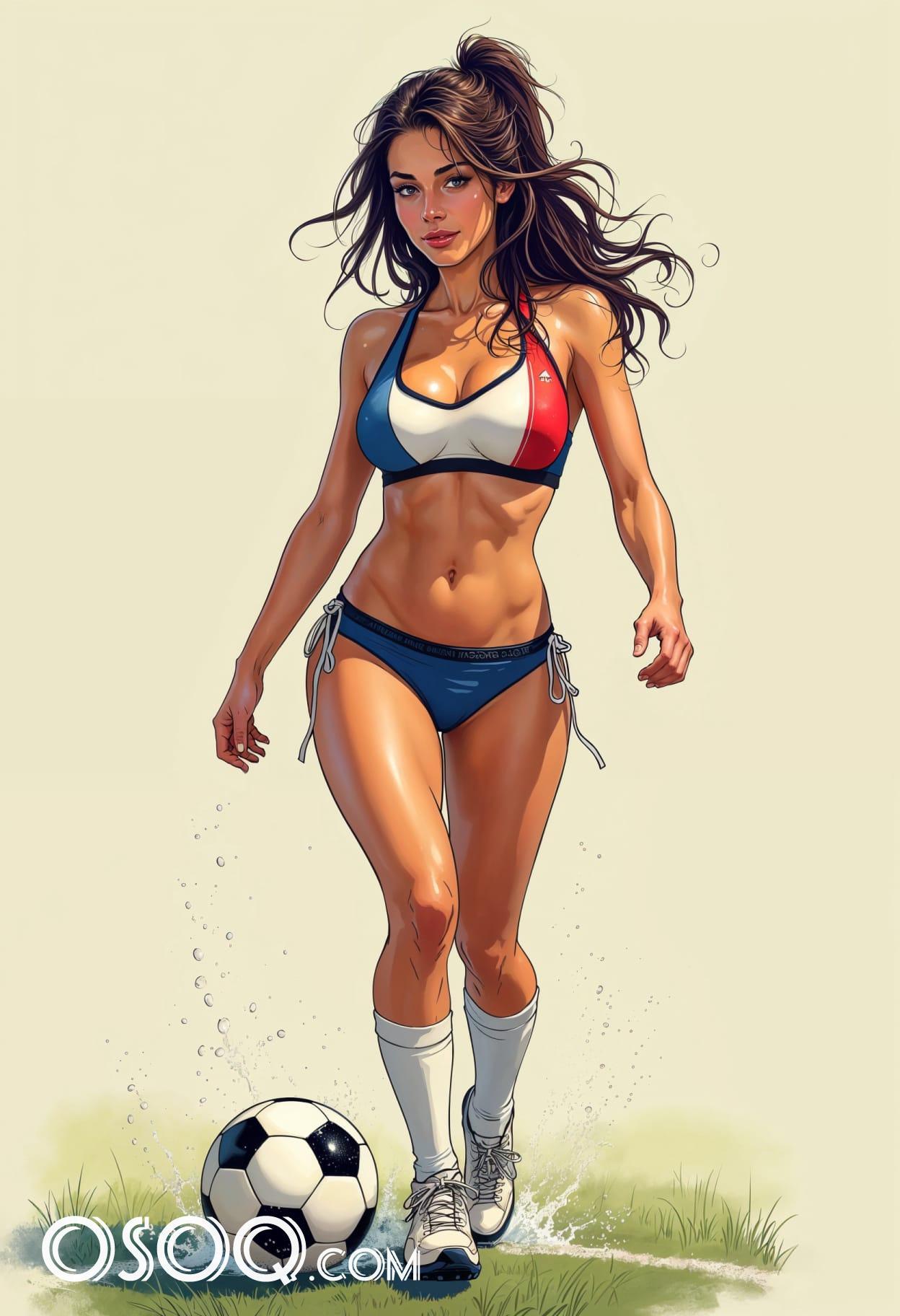 Soccer ball cartoon caricature cute drawing free arts 13