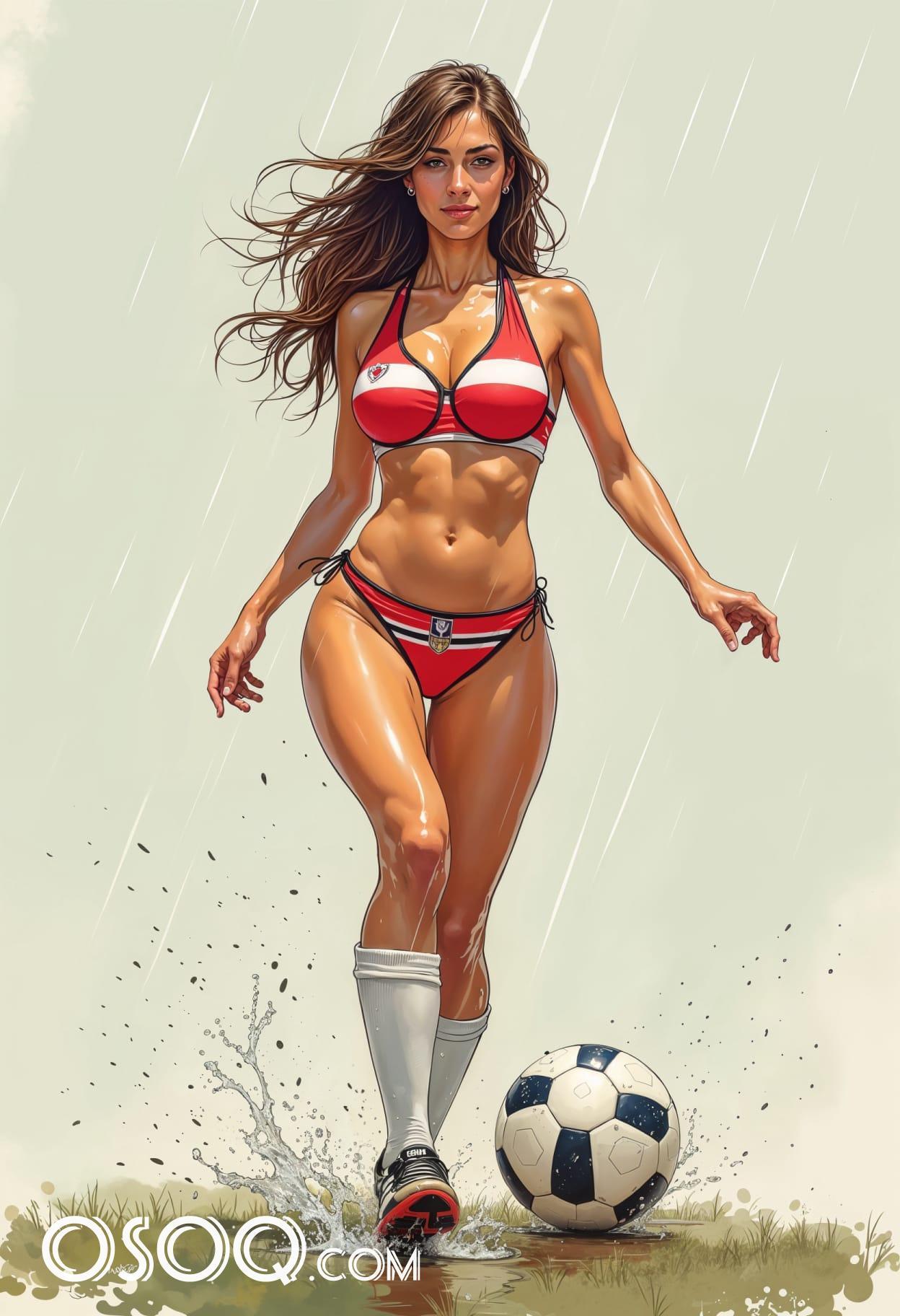 Soccer ball cartoon caricature cute drawing free arts 15