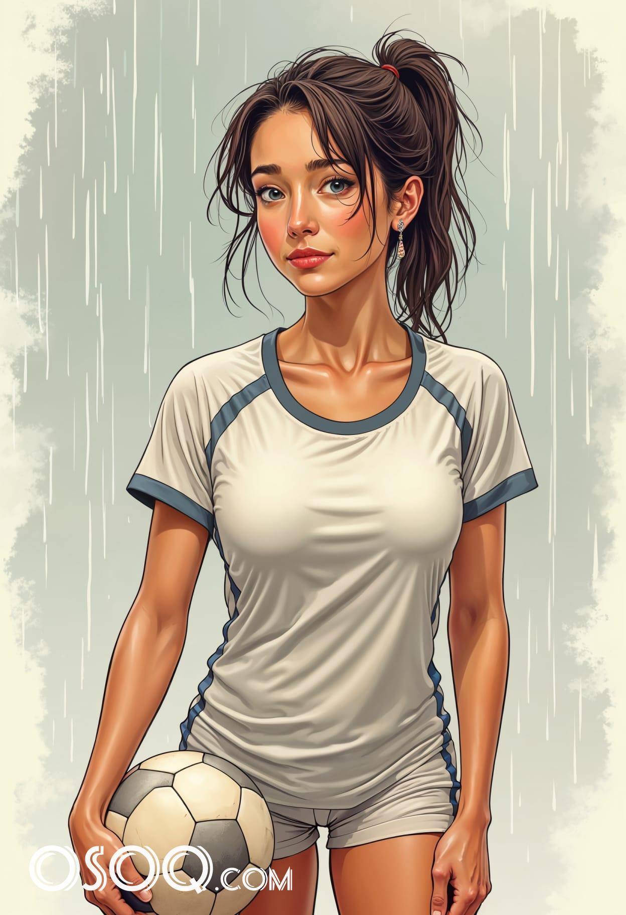 Soccer ball cartoon caricature cute drawing free arts 19