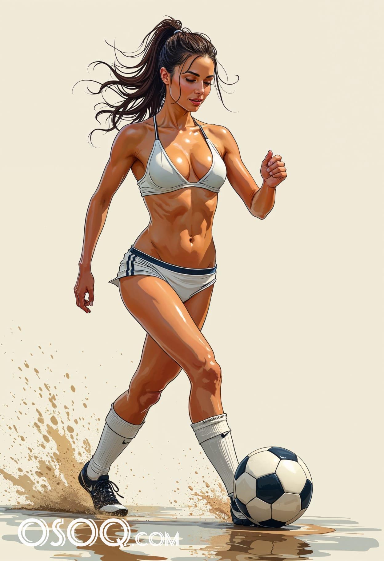Soccer inspiration cartoon caricature cute drawing free arts 03