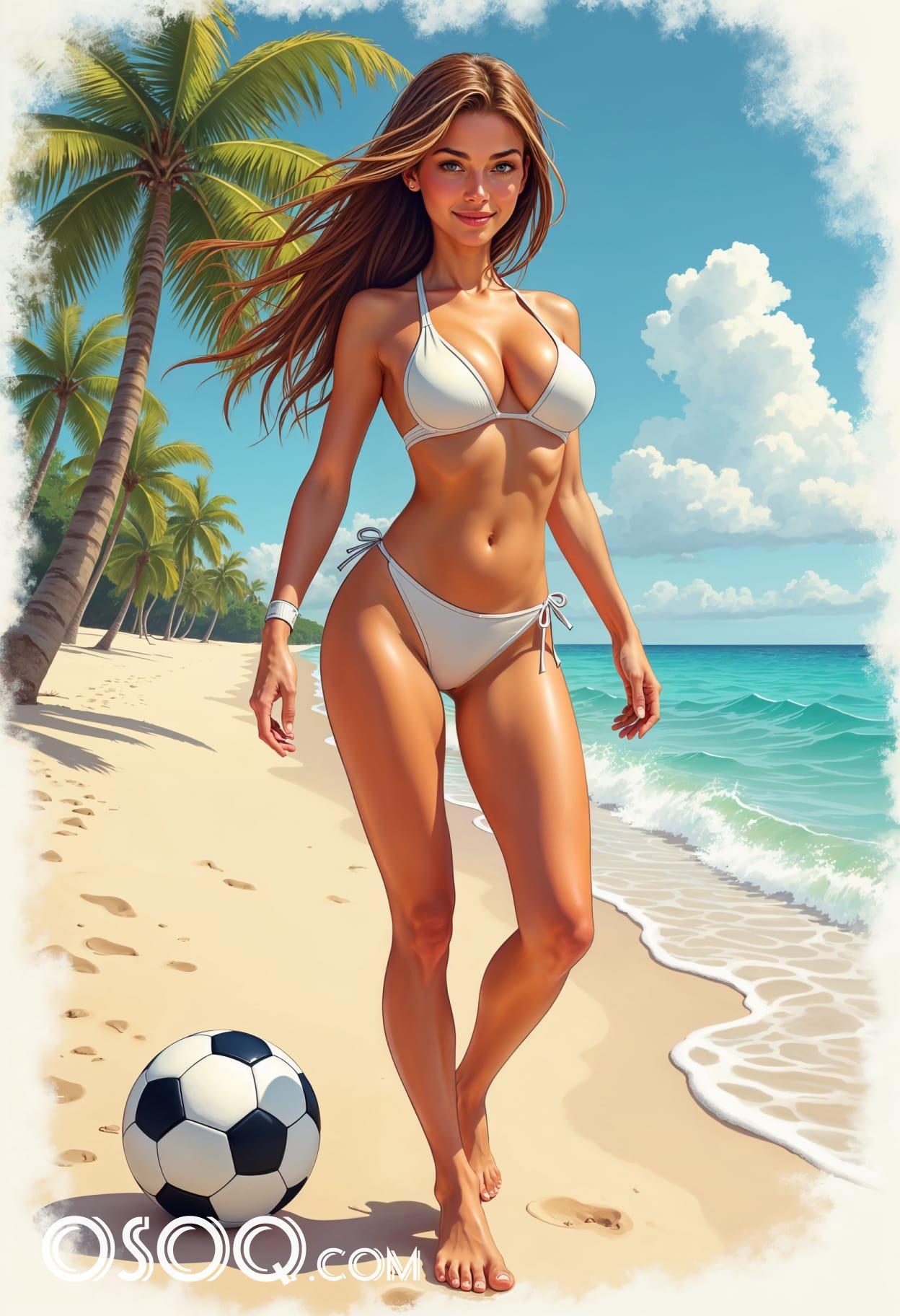 Soccer player cartoon caricature cute drawing free arts 03