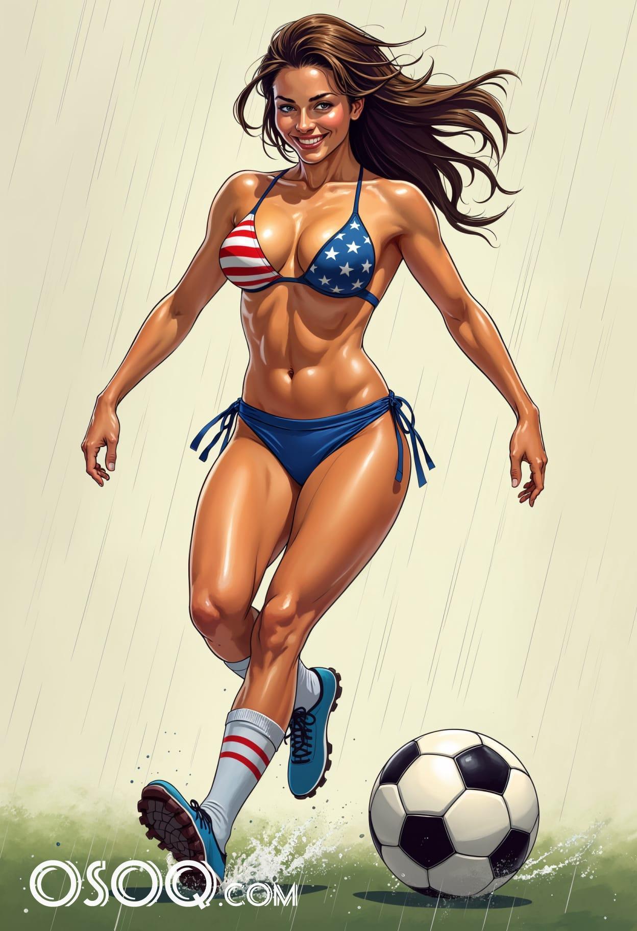Soccer player cartoon caricature cute drawing free arts 13
