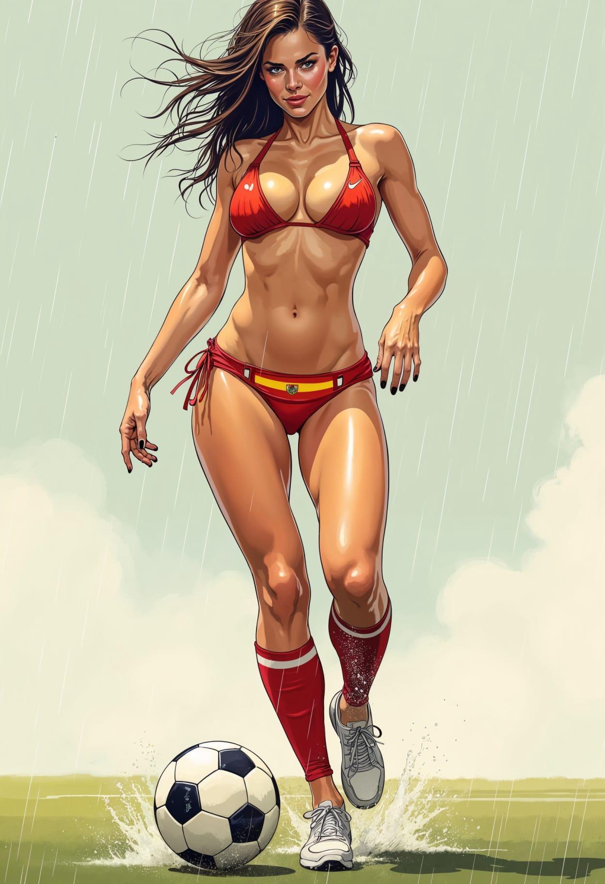 Soccer player cartoon caricature cute drawing free arts 14