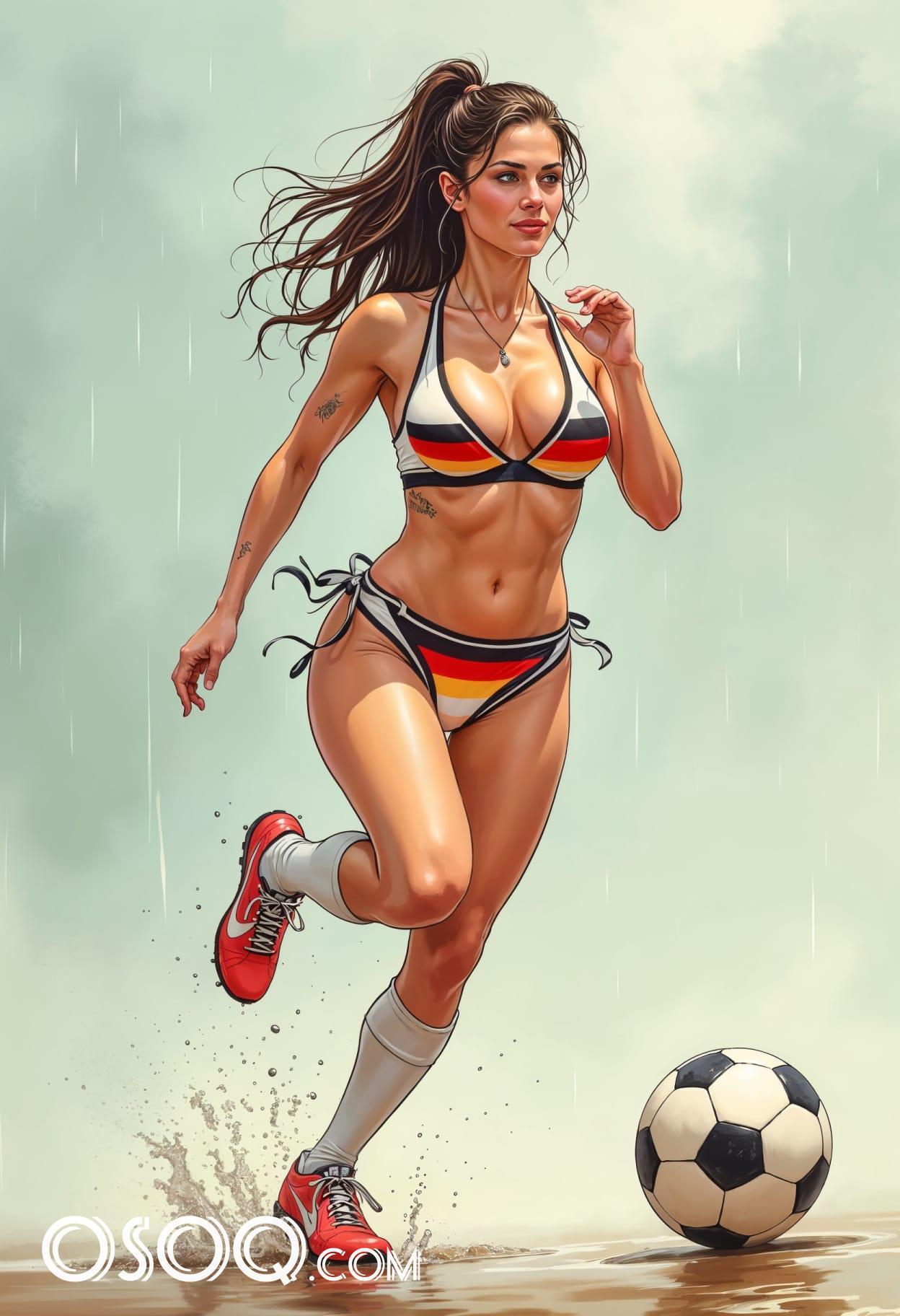 Soccer player cartoon caricature cute drawing free arts 15