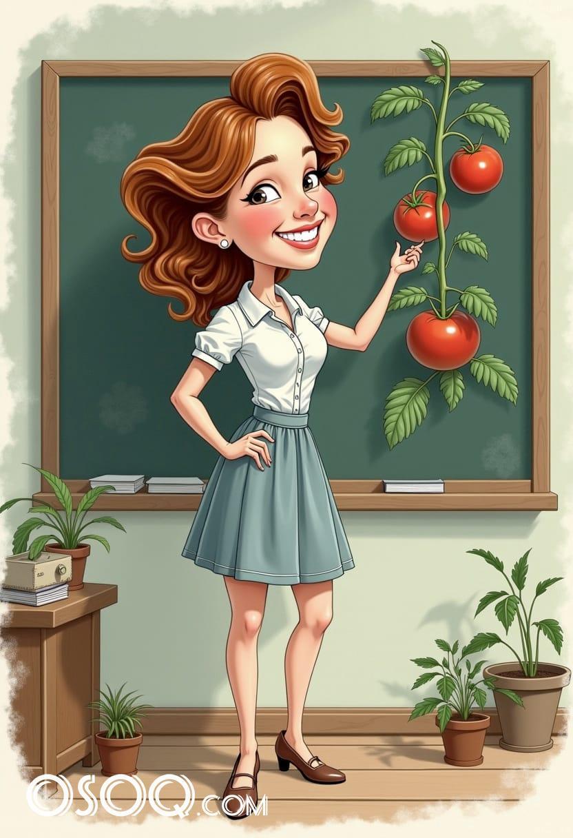 Cartoon cherry tomatoes 03