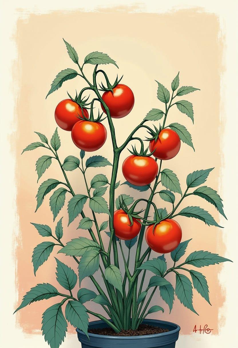 Cartoon picture of tomato 18